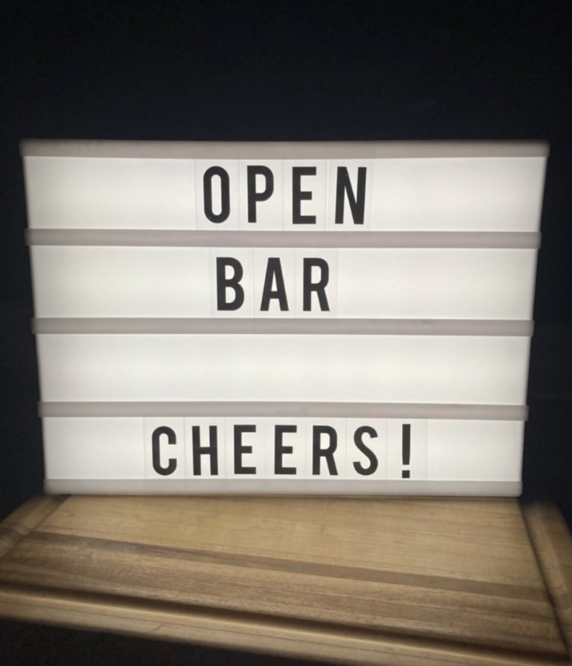 Light Up Sign with Letters