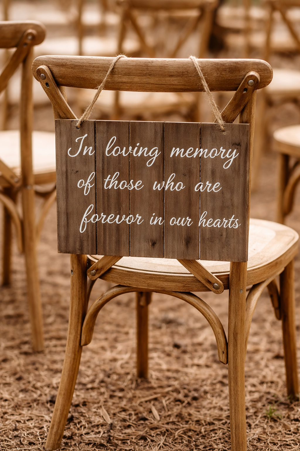 "In Loving Memory..." Sign