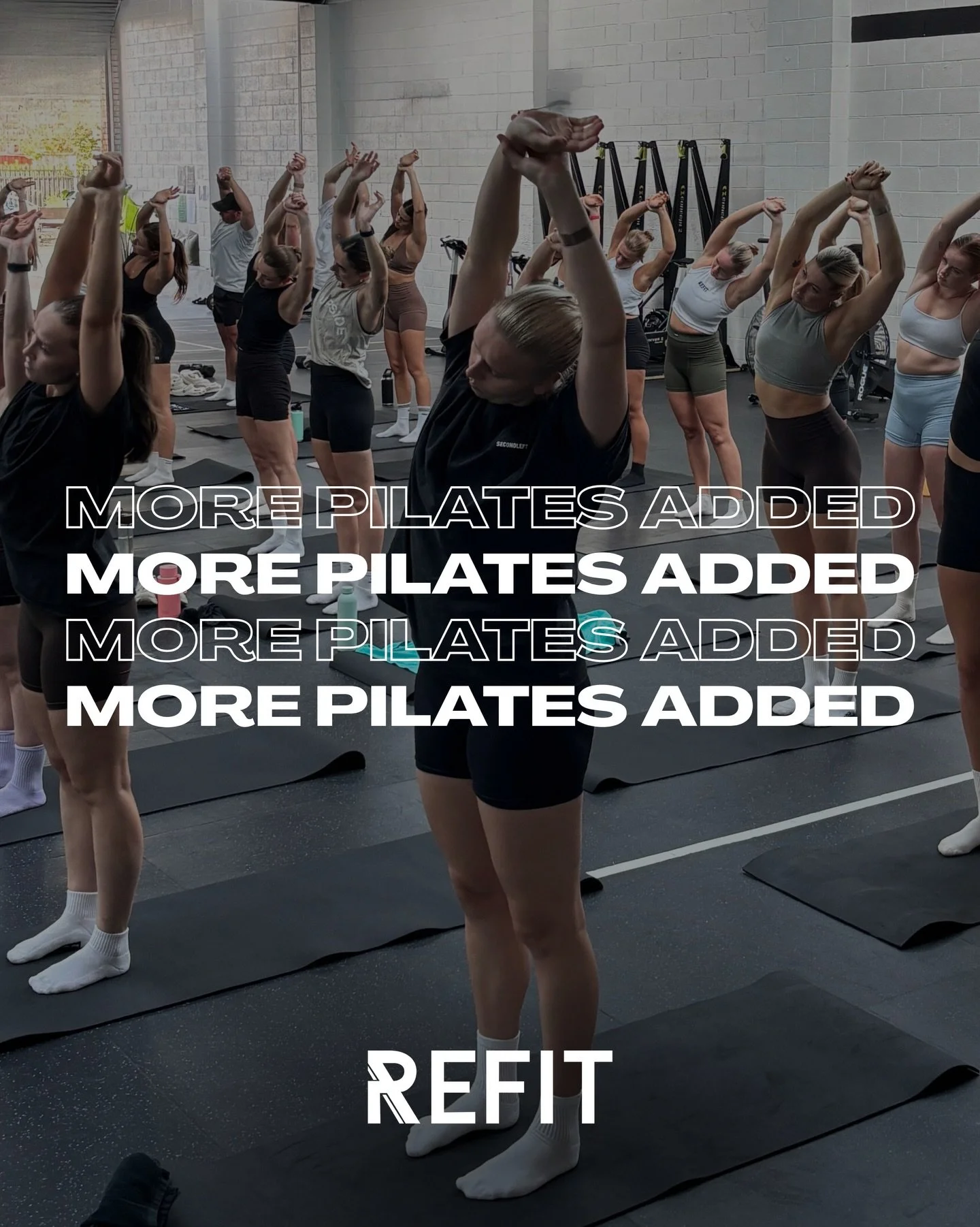 More Pilates. More times. More flexibility.

We&rsquo;ve added extra classes to the schedule so you can train when it suits you

Monday &ndash; 6:30pm
Thursday &ndash; 9:30am
Saturday &ndash; 9:00am

Book in via the app.