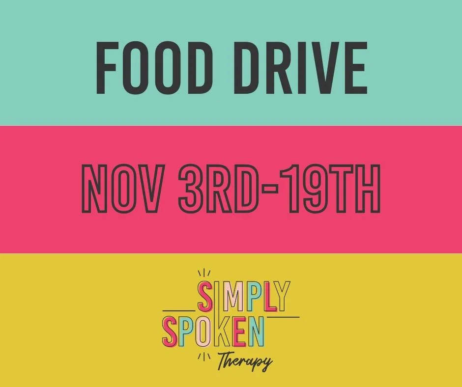 🍚💳FOOD DRIVE STARTS TODAY

This Thanksgiving, Simply Spoken Therapy &amp; Kid Power OT are teaming up to support God&rsquo;s Kitchen of Kenosha. We&rsquo;re collecting the exact items needed to help Arnetta and her team serve 250+ Thanksgiving dinn