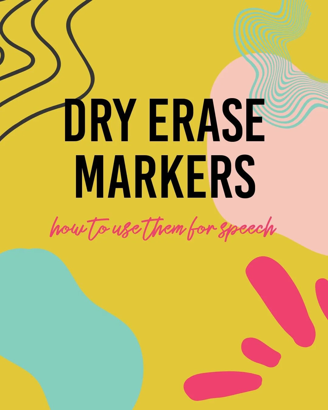 Let&rsquo;s make bathroom time speech time! Grab a dry-erase marker and let your kiddo write right on the mirror while they brush. OR YOU write on the mirror and they can erase! Yep -  totally allowed (and totally fun)! 😆

💬 Practice speech sounds 