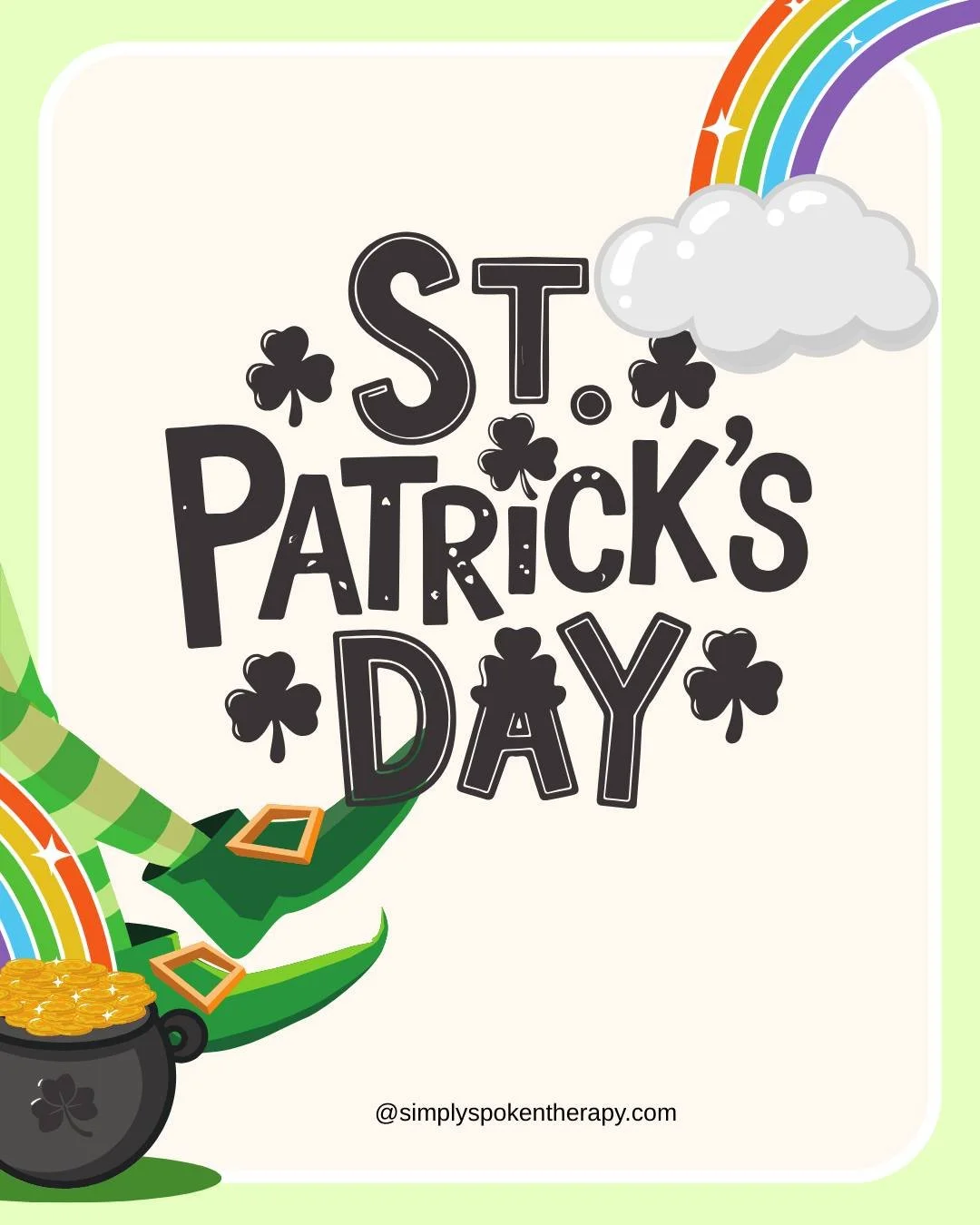 ☘️ Happy St. Patrick&rsquo;s Day! ☘️

Wishing all of our amazing families a day full of a little extra luck, lots of giggles, and maybe even a mischievous leprechaun or two sneaking around your house.

May your day be sprinkled with rainbows, tiny mo