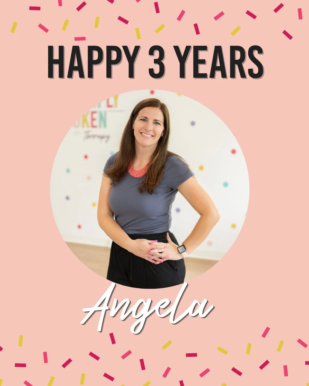 Happy 3-year anniversary to the woman, the myth, the legend -  Angela, our Director of Details! 🌟

She fights insurance companies for our clients like it's her superpower, she keeps Amanda in line (a feat the history books will note), she's ALWAYS d