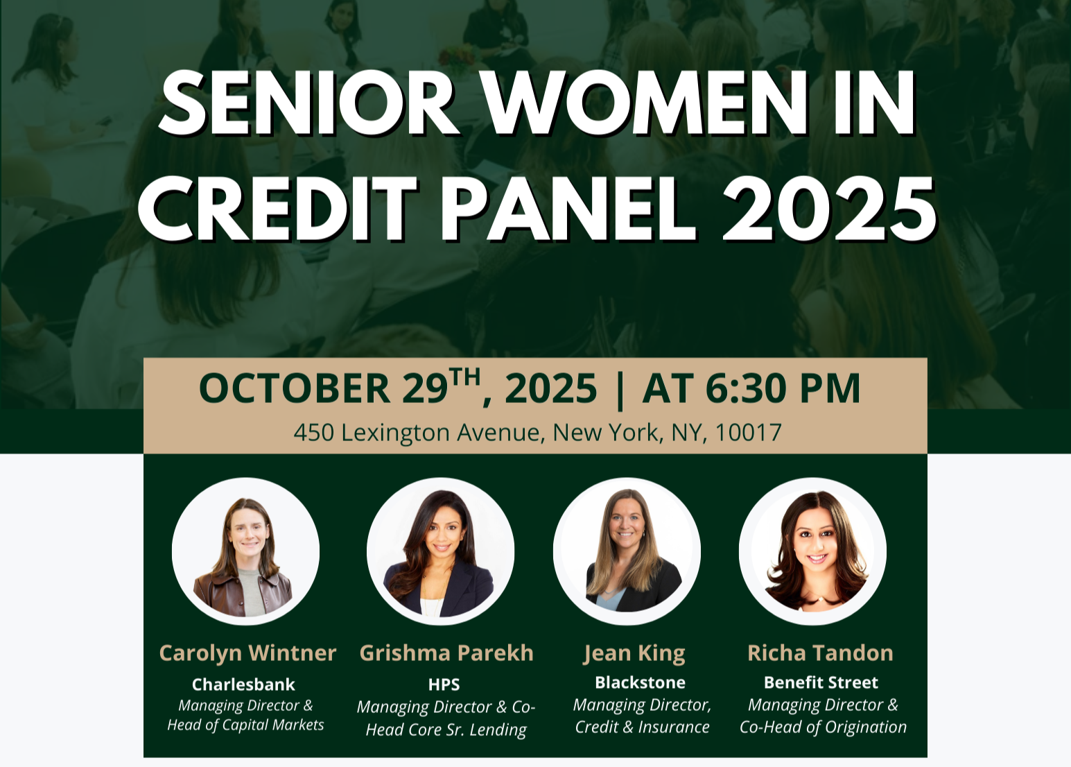 Catalyst x Davis Polk: Annual Senior Women In Credit Panel 2025