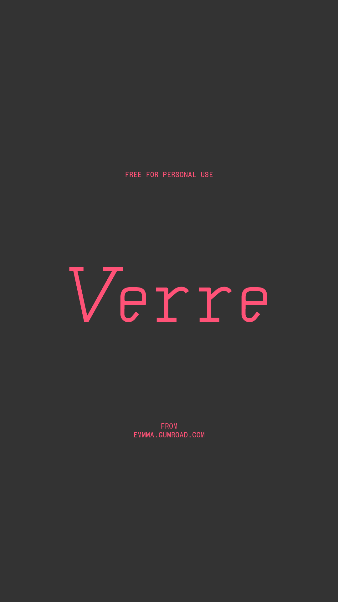Verre by Emma Steinhobel