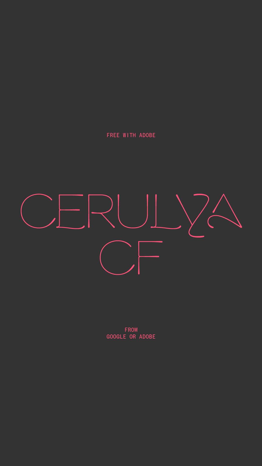 Cerulya CF from Adobe