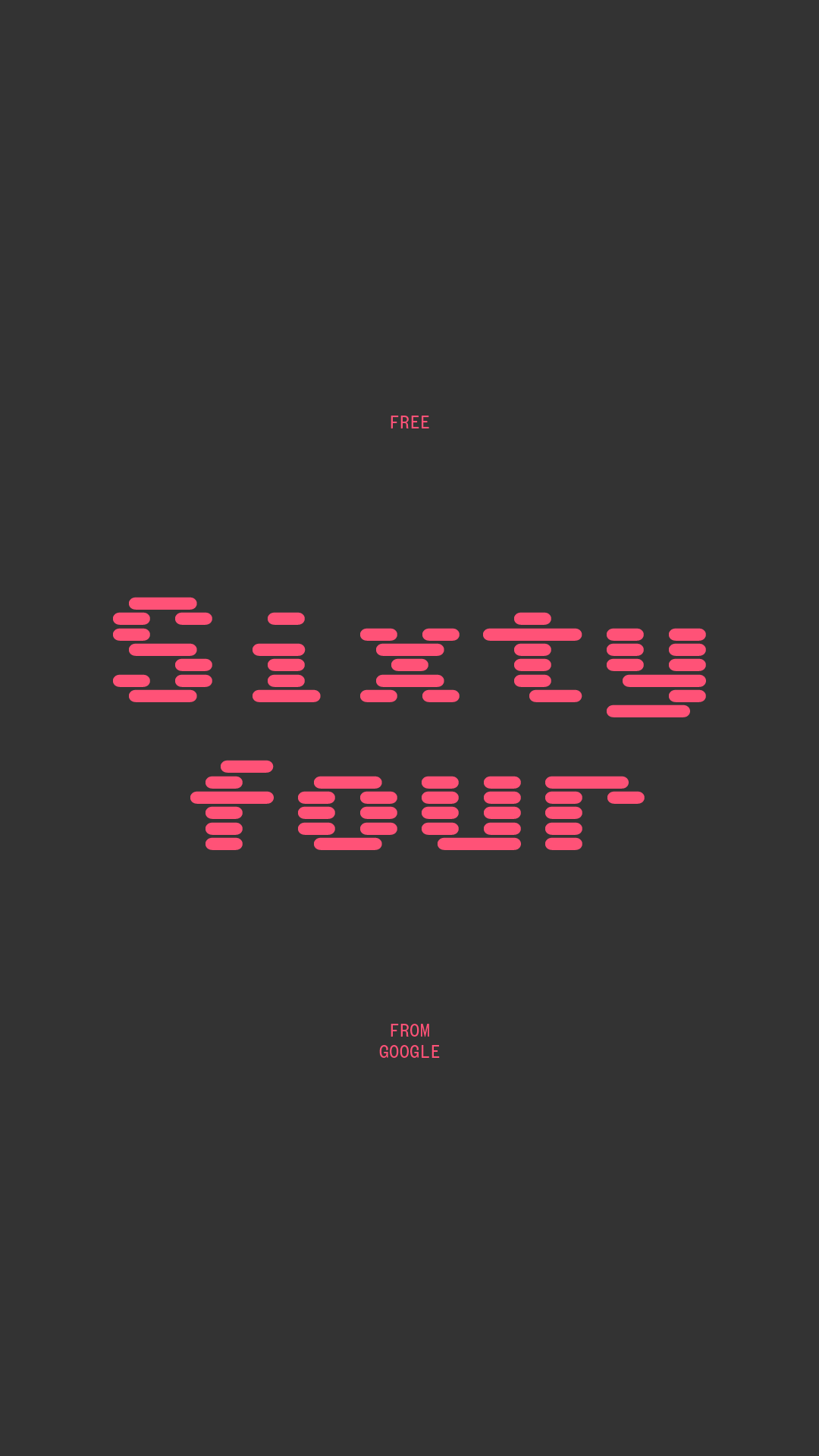 Sixtyfour from Google Fonts