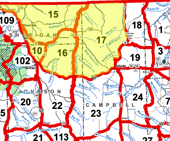 Map of Northwestern New York State showing counties and roads, including Erie County, Niagara County, and surrounding areas. Major highways are marked in red.