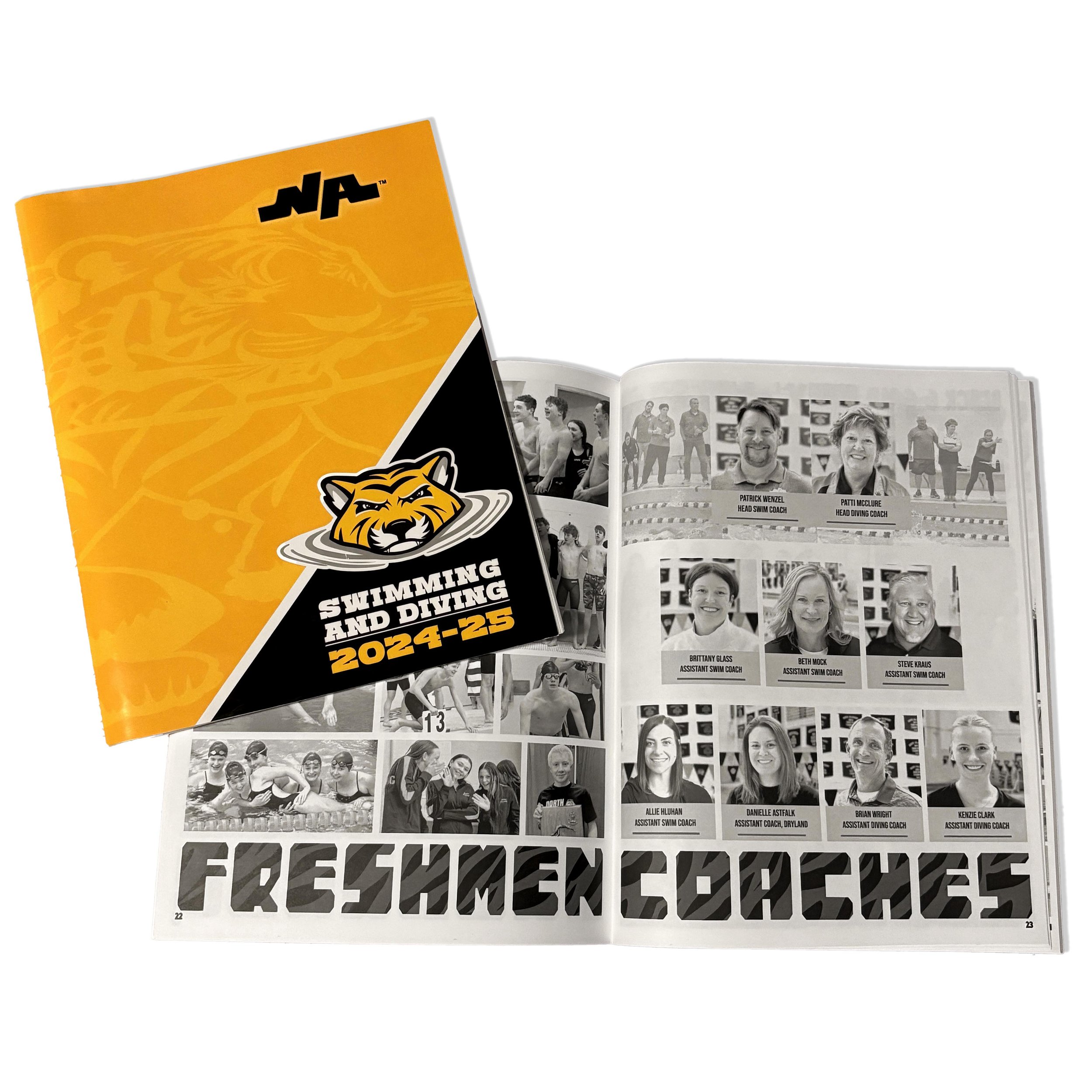 Yearbook for North Allegheny Swimming.