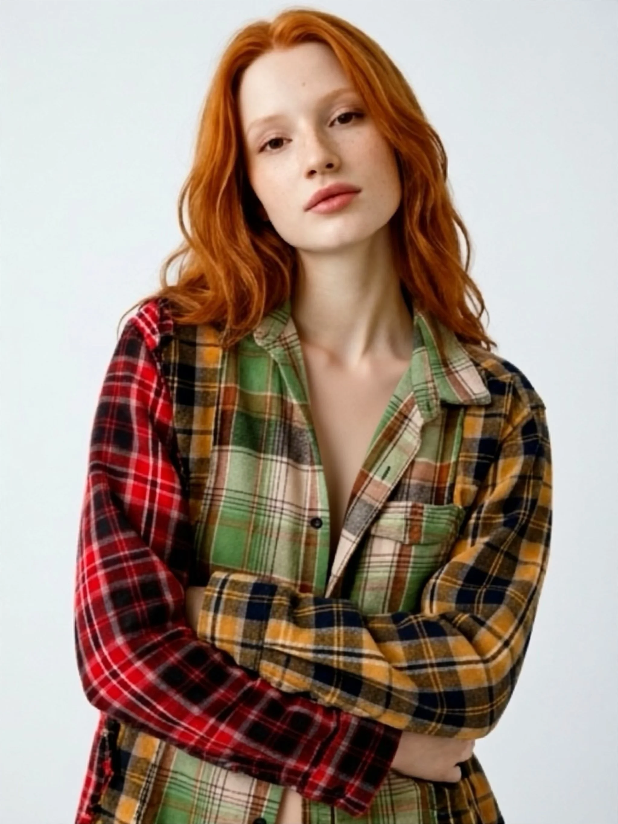 Plaid Chaos Button-Down
