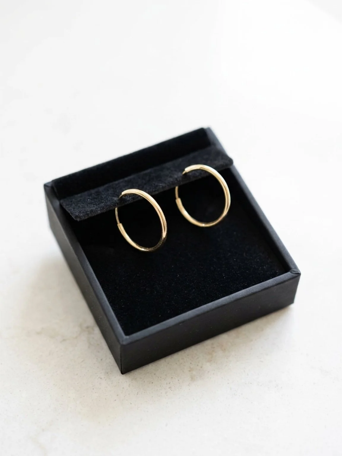 Demure Gold Hoop