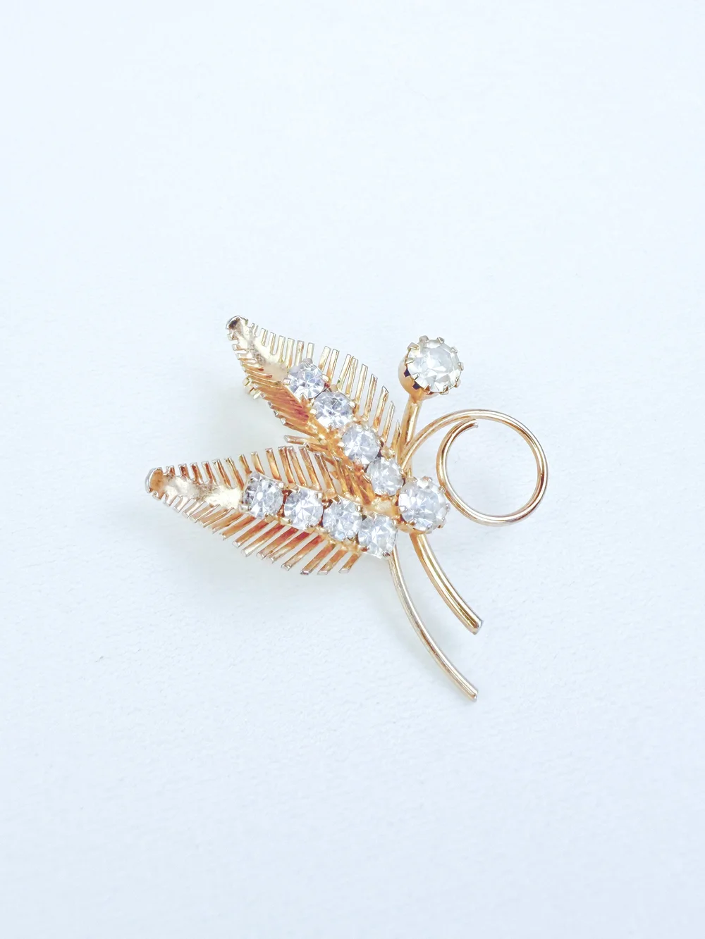 Gilded Fern Brooch