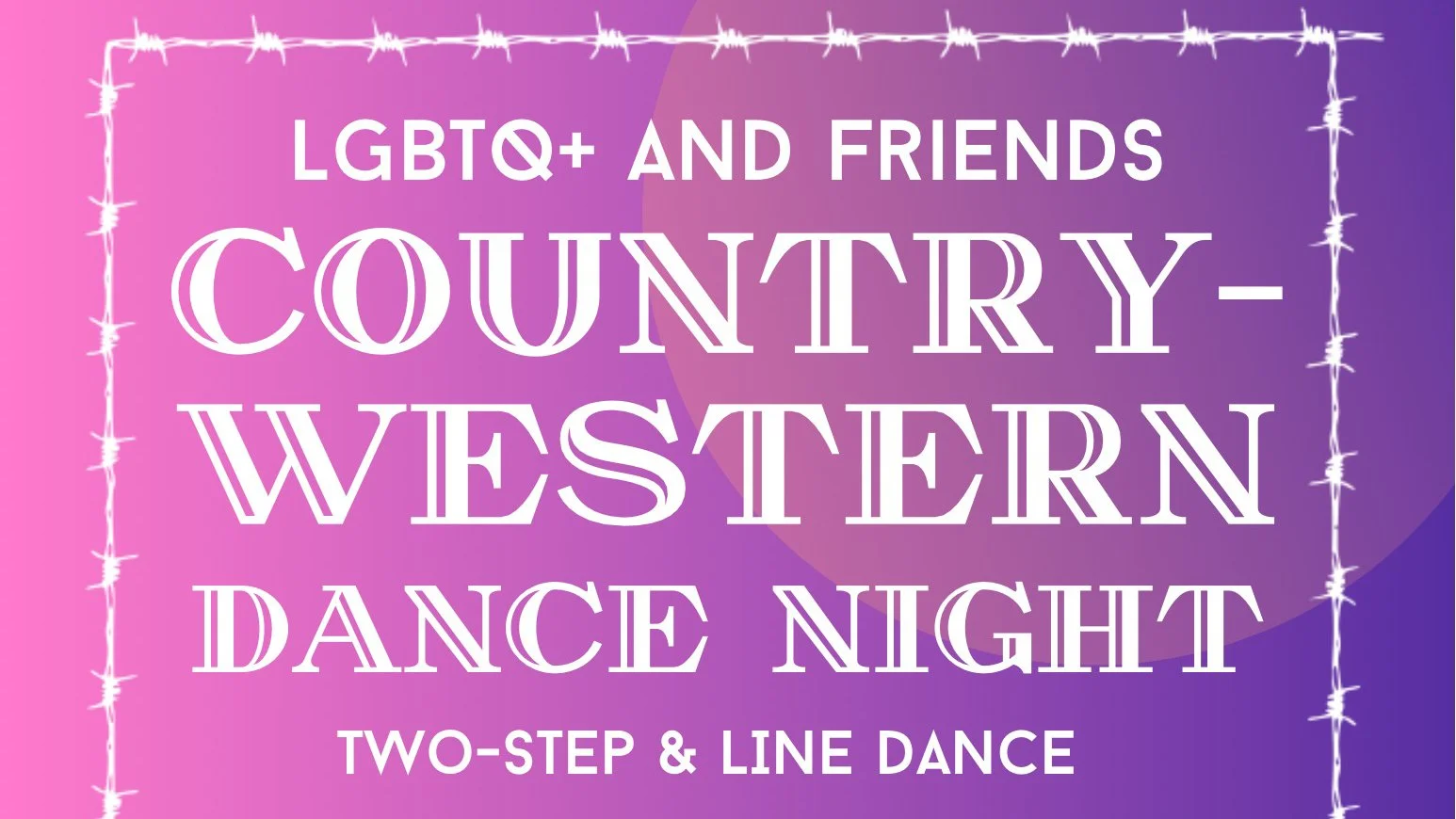 Two-Step and Line Dancing for LGBTQ+ and Friends (lessons included)