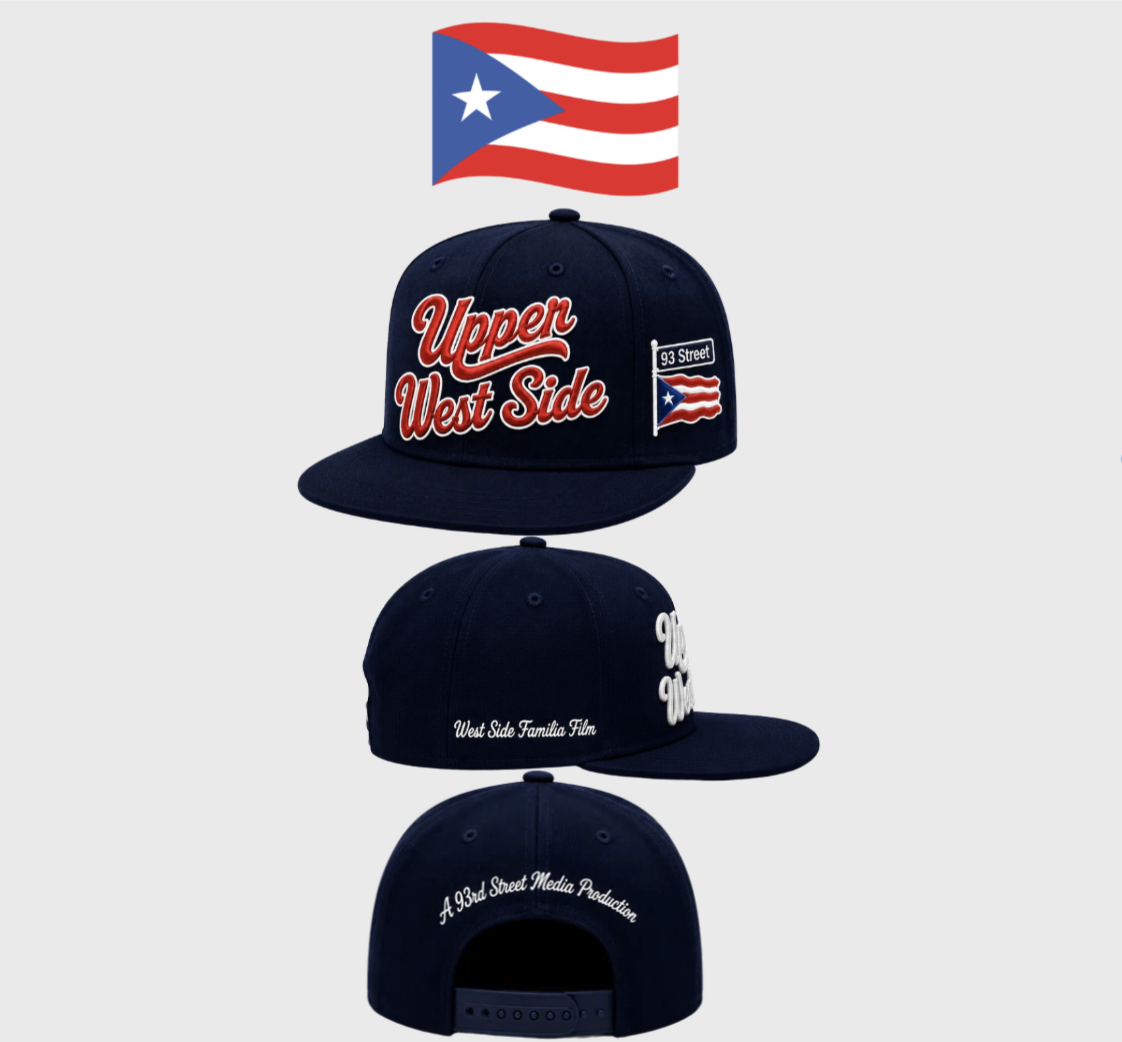 Navy Blue, Red and White West Side Familia Film Upper West Side Hat