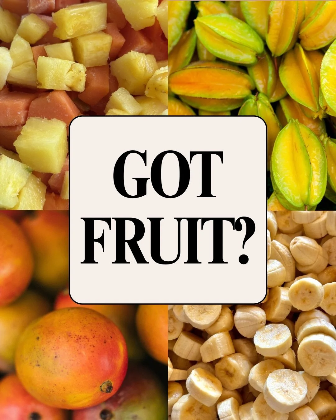 🍍 We need your harvest! 🍌

This week, we&rsquo;re looking for contributions of excess fruit that might otherwise go to waste as we kick off the pilot run of our new freeze dryer! Our goal is to transform fresh, locally grown fruit into nutritious f
