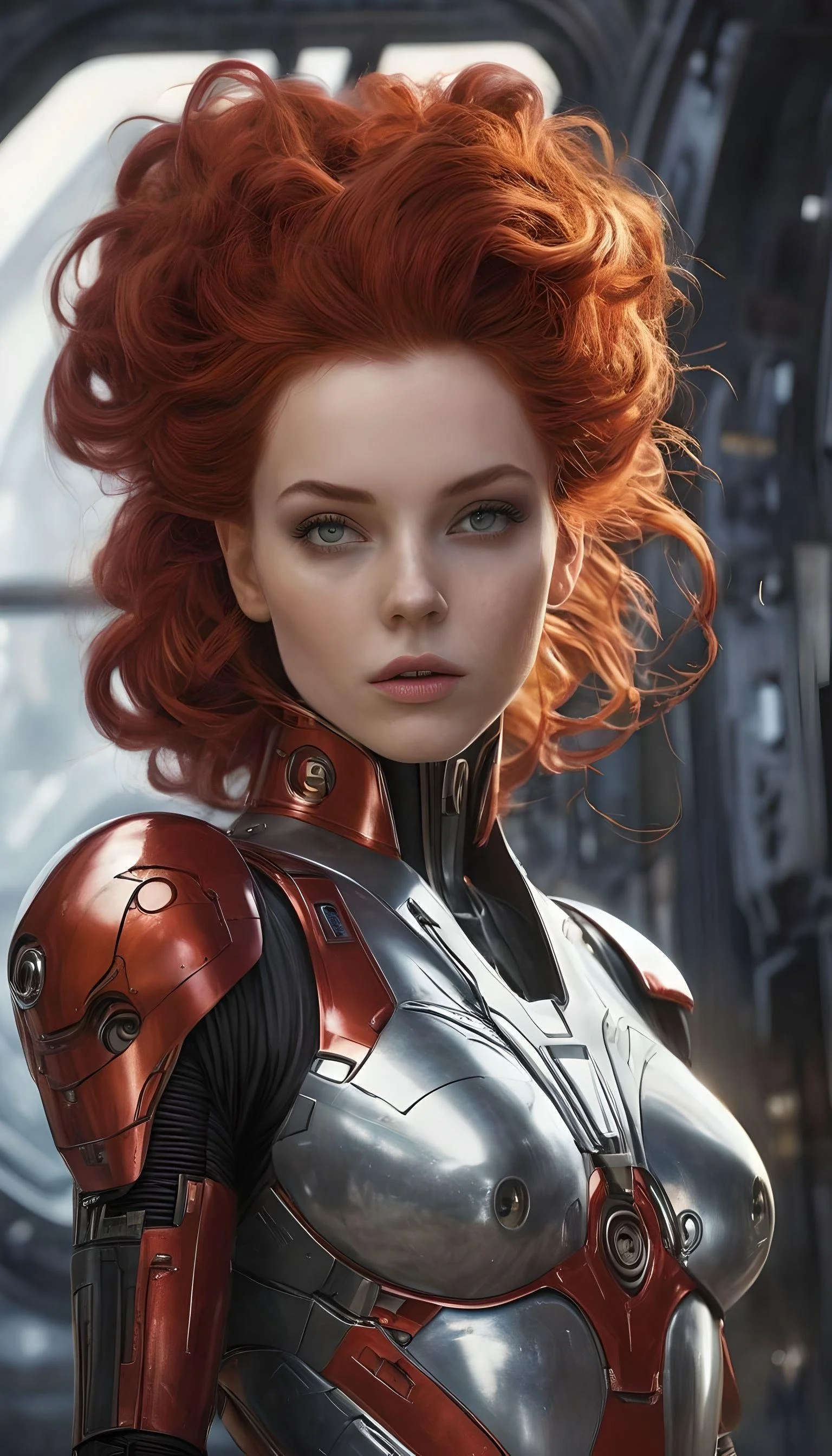 Red head warrior space 2099