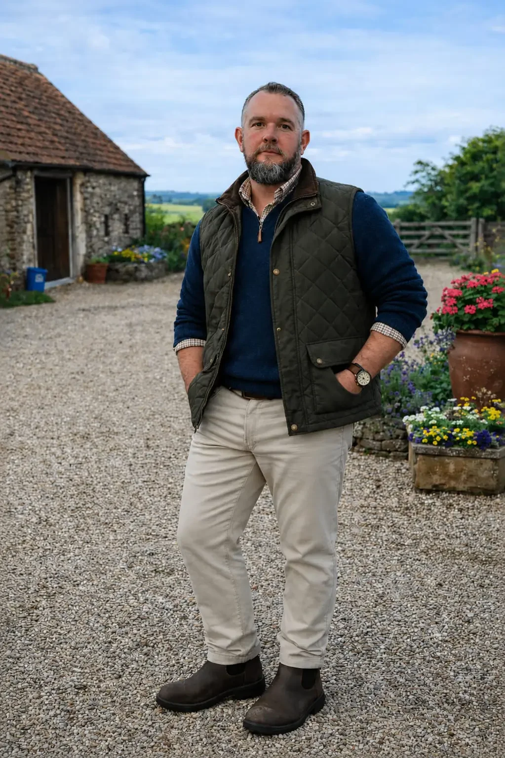 Peter Cowell head shot, award-winning garden designer in Lancashire