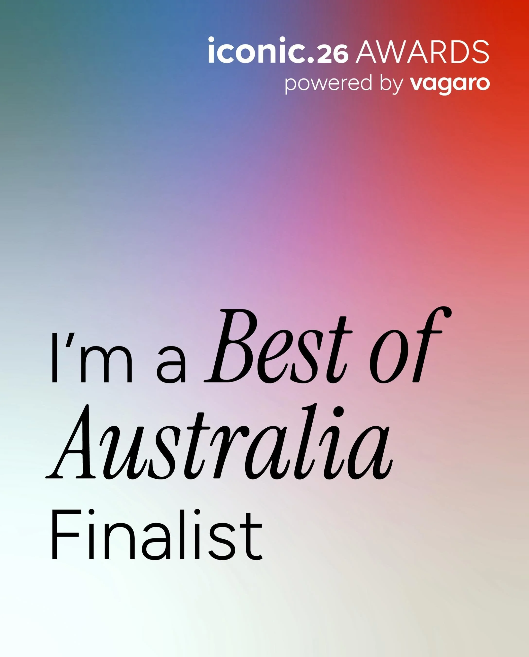 We&rsquo;re a finalist. 🤍

Work of Art Pilates has been named one of five finalists for Best of Australia in @vagaropro iconic.26 Awards &mdash; recognising Australian businesses for exceptional service, innovation and community.

None of this happe