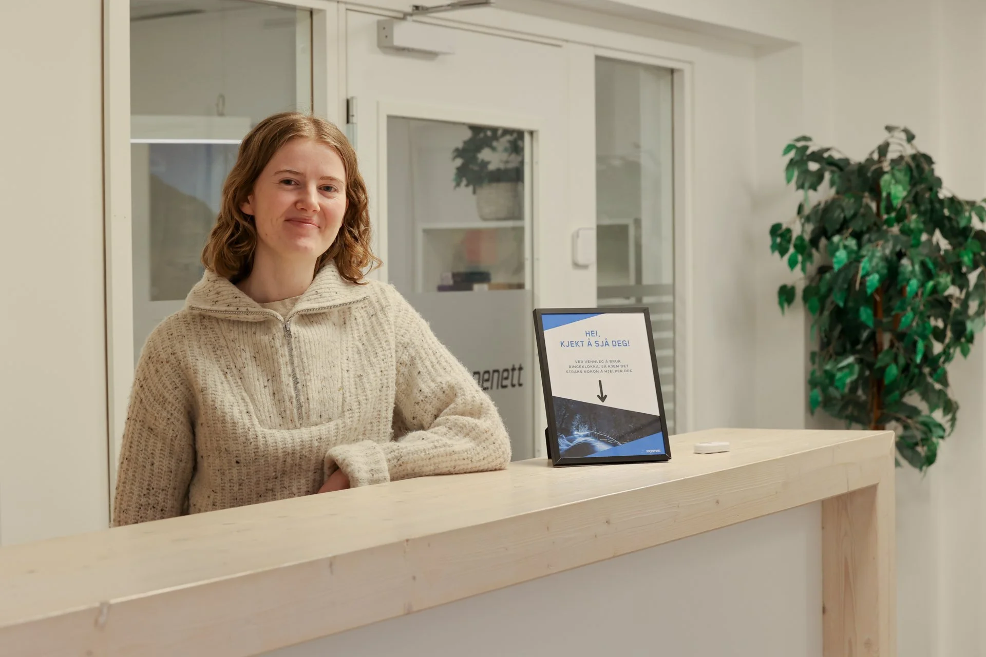 Tina er ny kundekonsulent i Sognenett