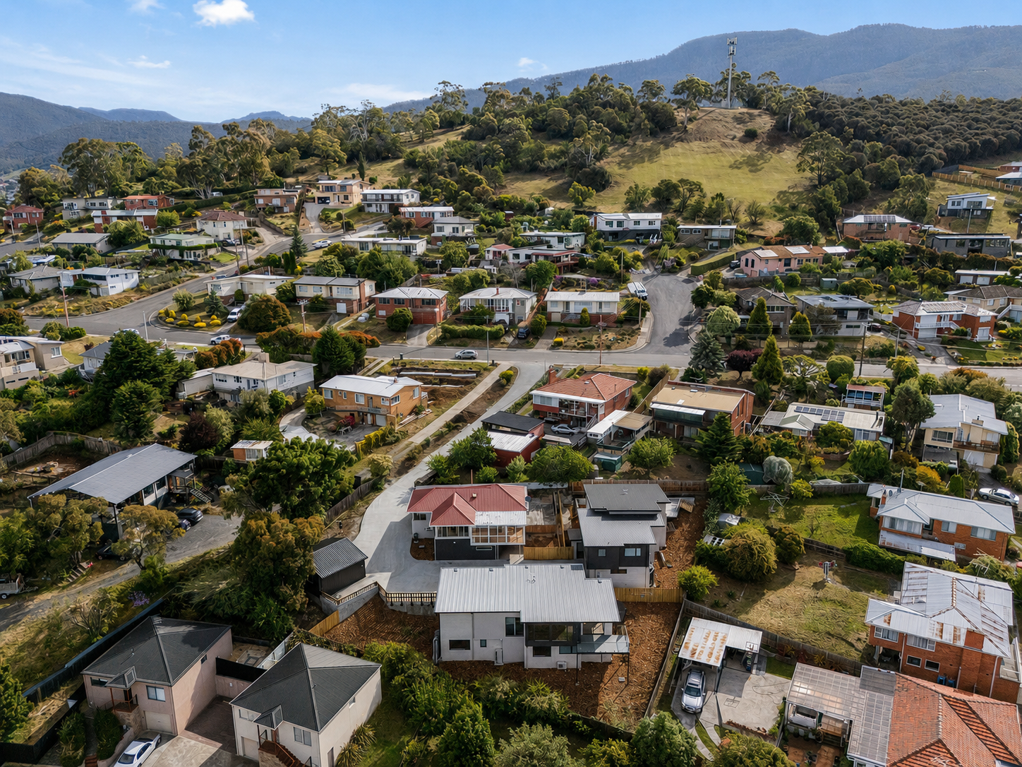 Ariel Shot of Townhouses