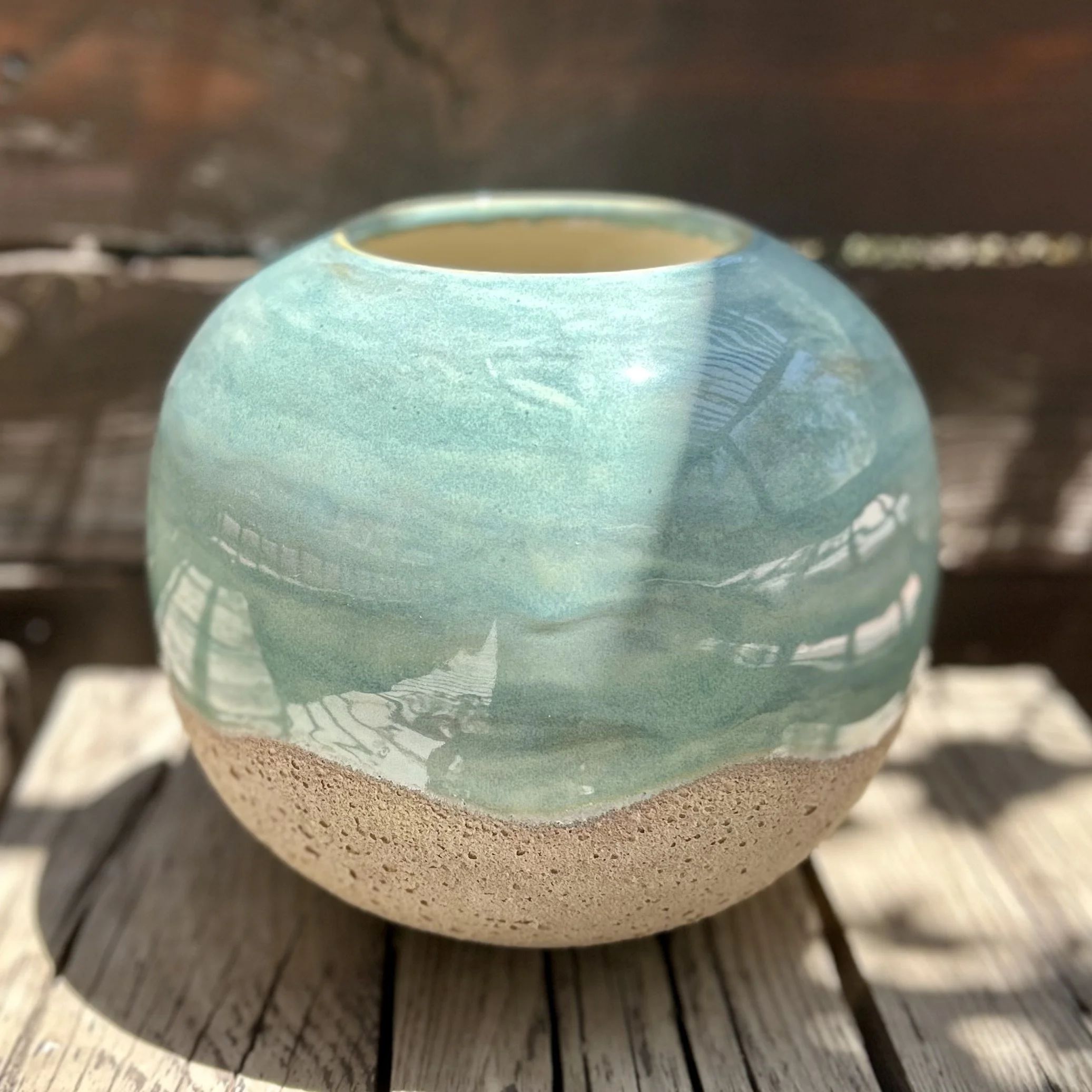 Moon Vase, Turquoise - 250 Jod