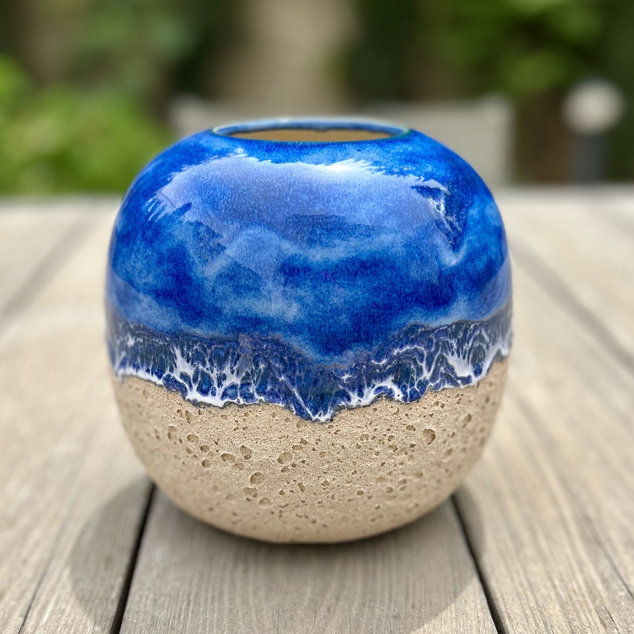 Coast Vase Blues, Large - 150 Jod