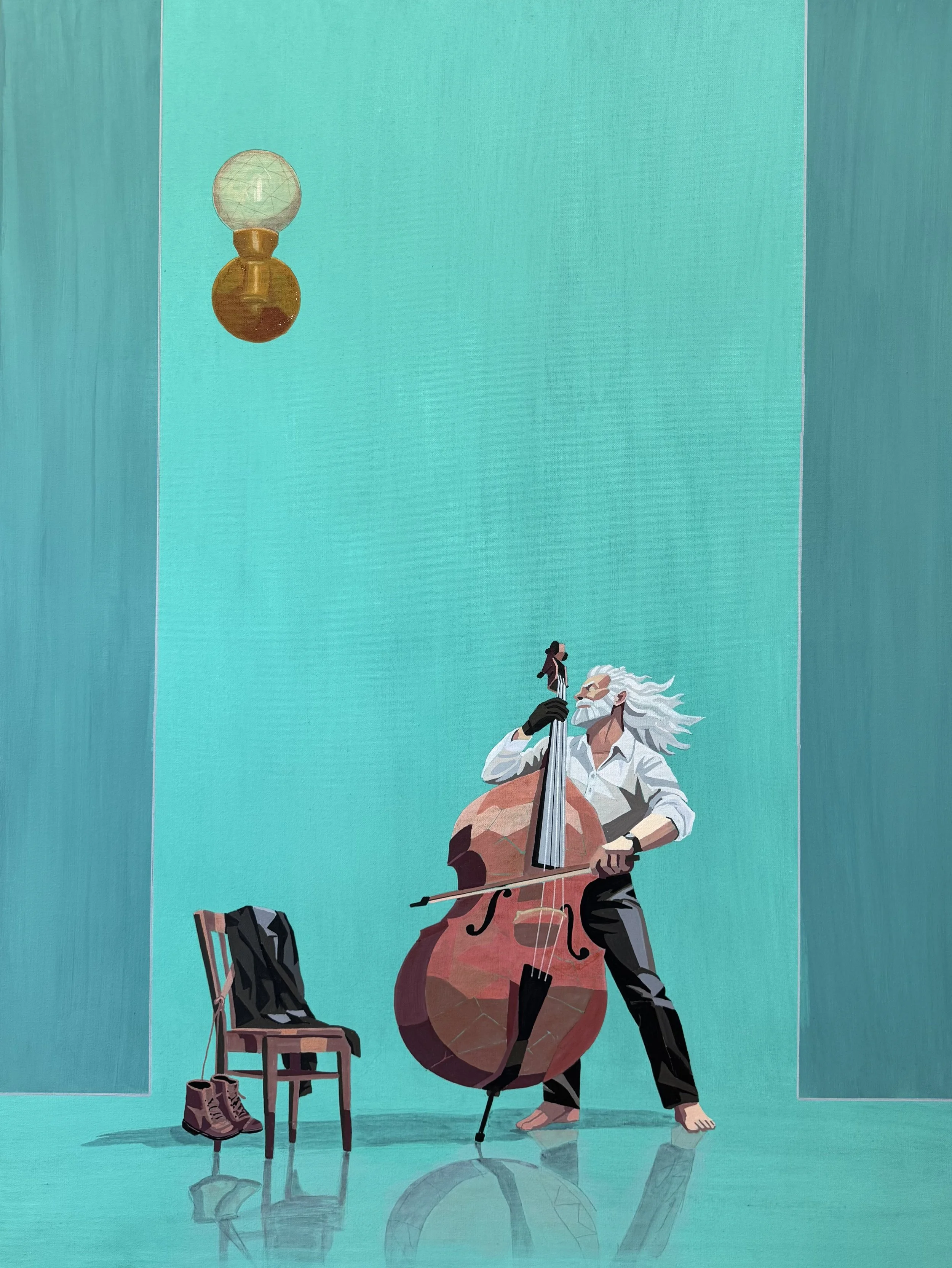 Ronnie, 30x40 Acrylic on Canvas 2026