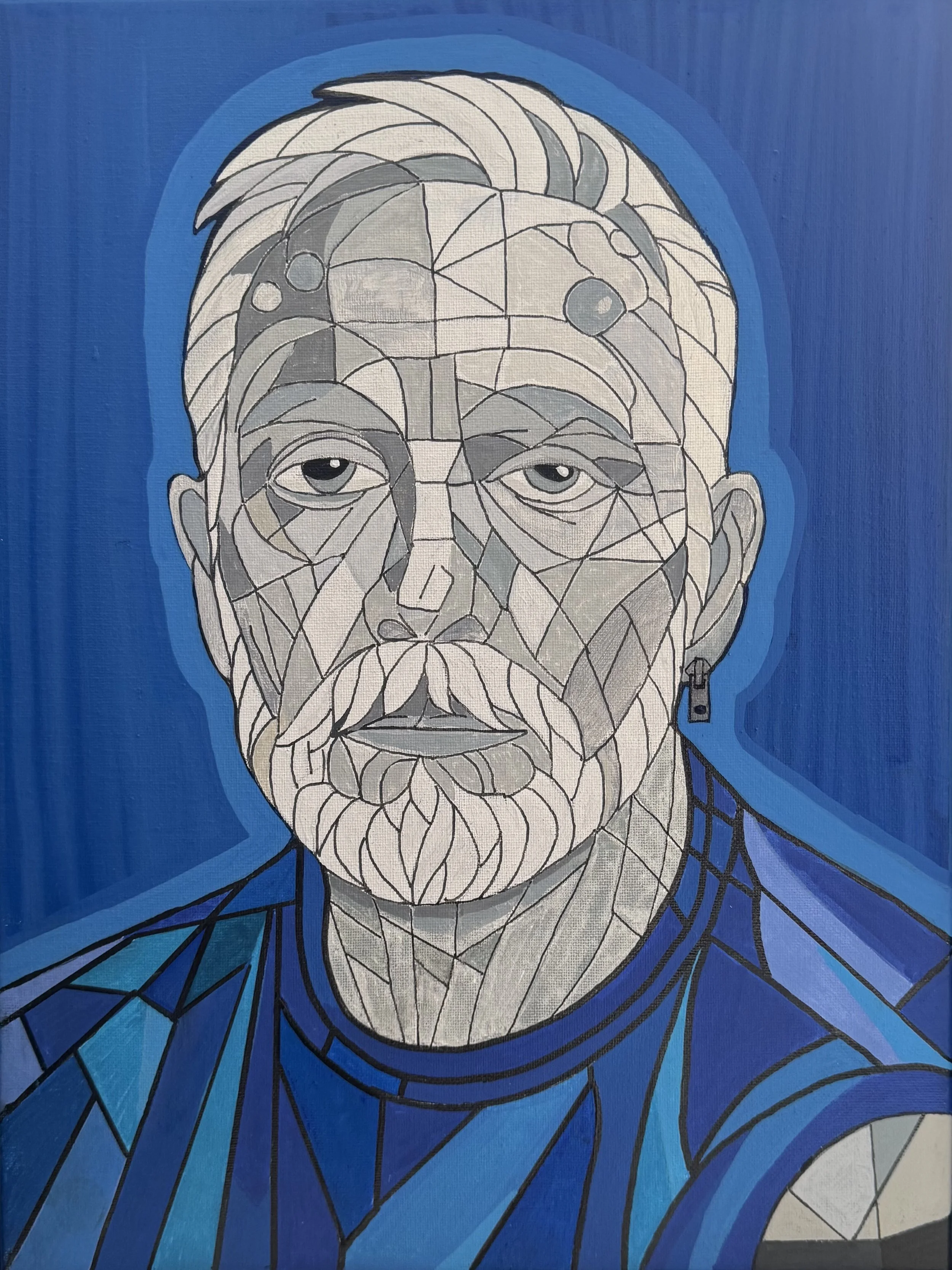 self portrait of charles presti