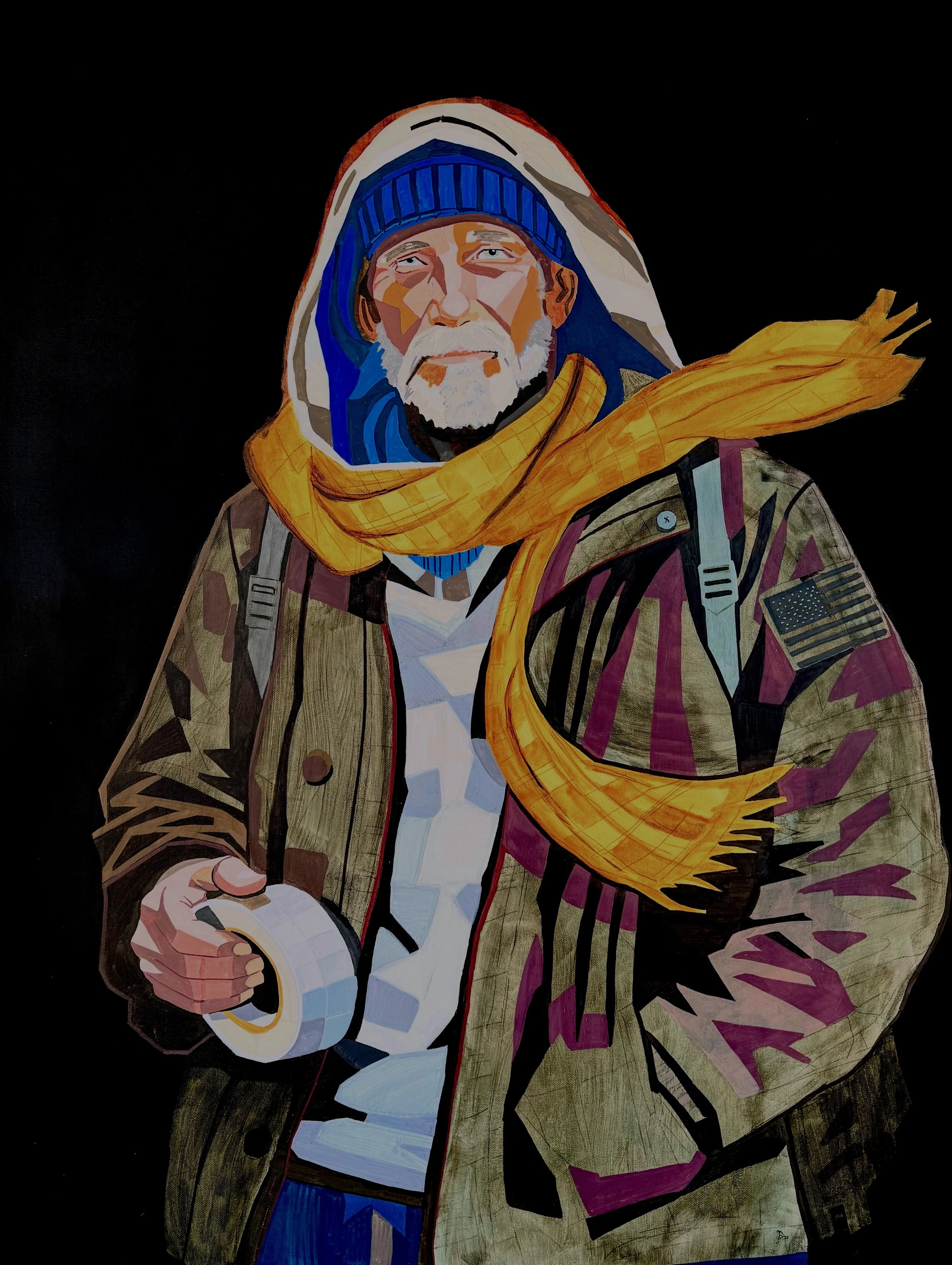What the Wind Carries, 30x40 Acrylic on Canvas, 2026.