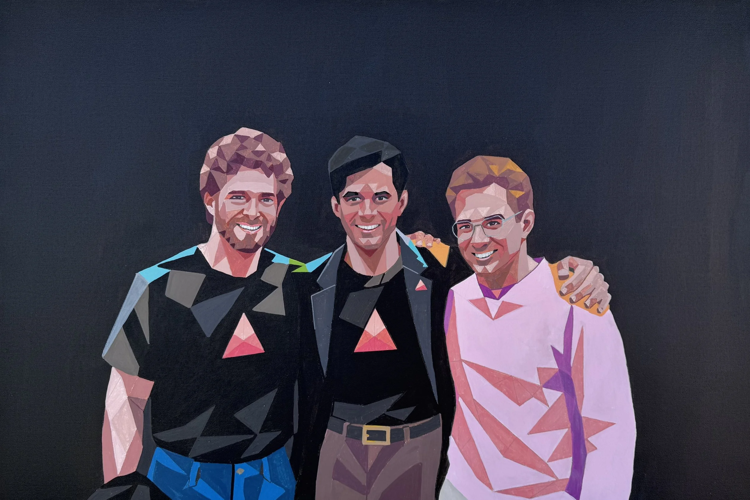 Chosen Family, 36x24, Acrylic on Canvas, 2026