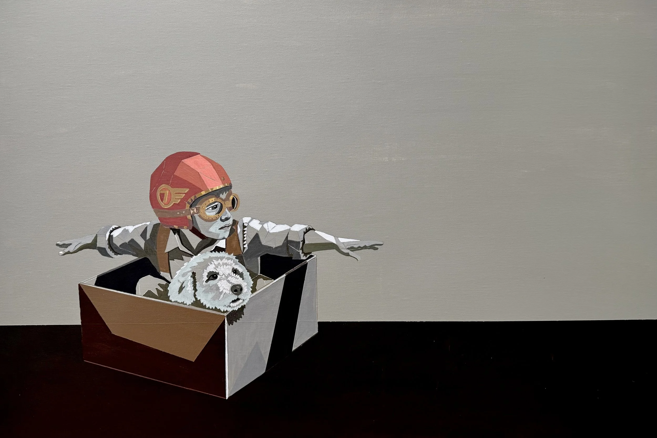 Ticket to Ride, 36x24 Acrylic on Canvas, 2026