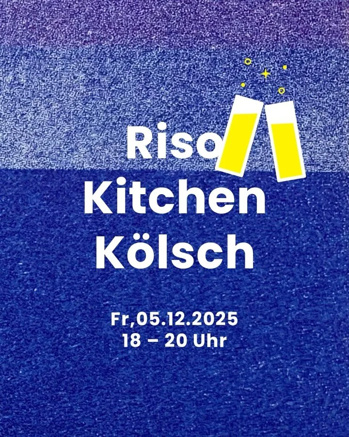 Riso Kitchen K&ouml;lsch ✨
Ein Riso-Workshop f&uuml;r alle, die schon etwas Riso-Erfahrung haben. Die Einf&uuml;hrung f&auml;llt weg, wir legen direkt los! 

Am 5.12. k&ouml;nnt ihr den Abend gern nutzen, um Weihnachtspostkarten zu gestalten und druc