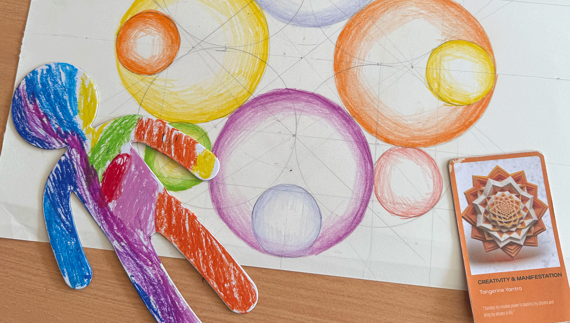 sacred geometry, colour therapy, flow state