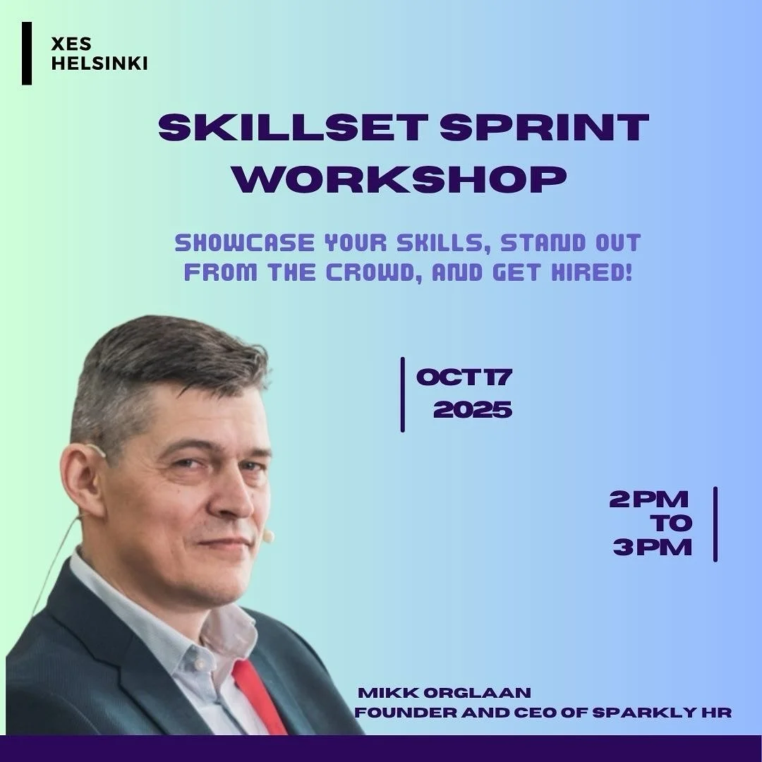 🎓 Are you a student worried about landing a job after graduation? 
Do you feel like your skills don&rsquo;t match your field of study? Then this workshop is for you! 👇 
 
✨ Skillset Sprint Workshop ✨ 
 
We&rsquo;re excited to welcome Mikk Orglaan, 