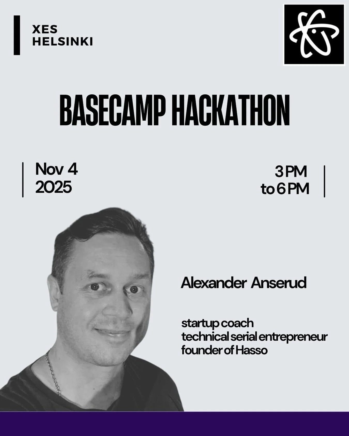 Basecamp Hackathon @ XES

Ready to challenge yourself, meet inspiring people, and bring your ideas to life?

Join us for the Basecamp Hackathon - an exciting hands-on event led by Alexander Anserud, a serial entrepreneur and AI startup founder with o