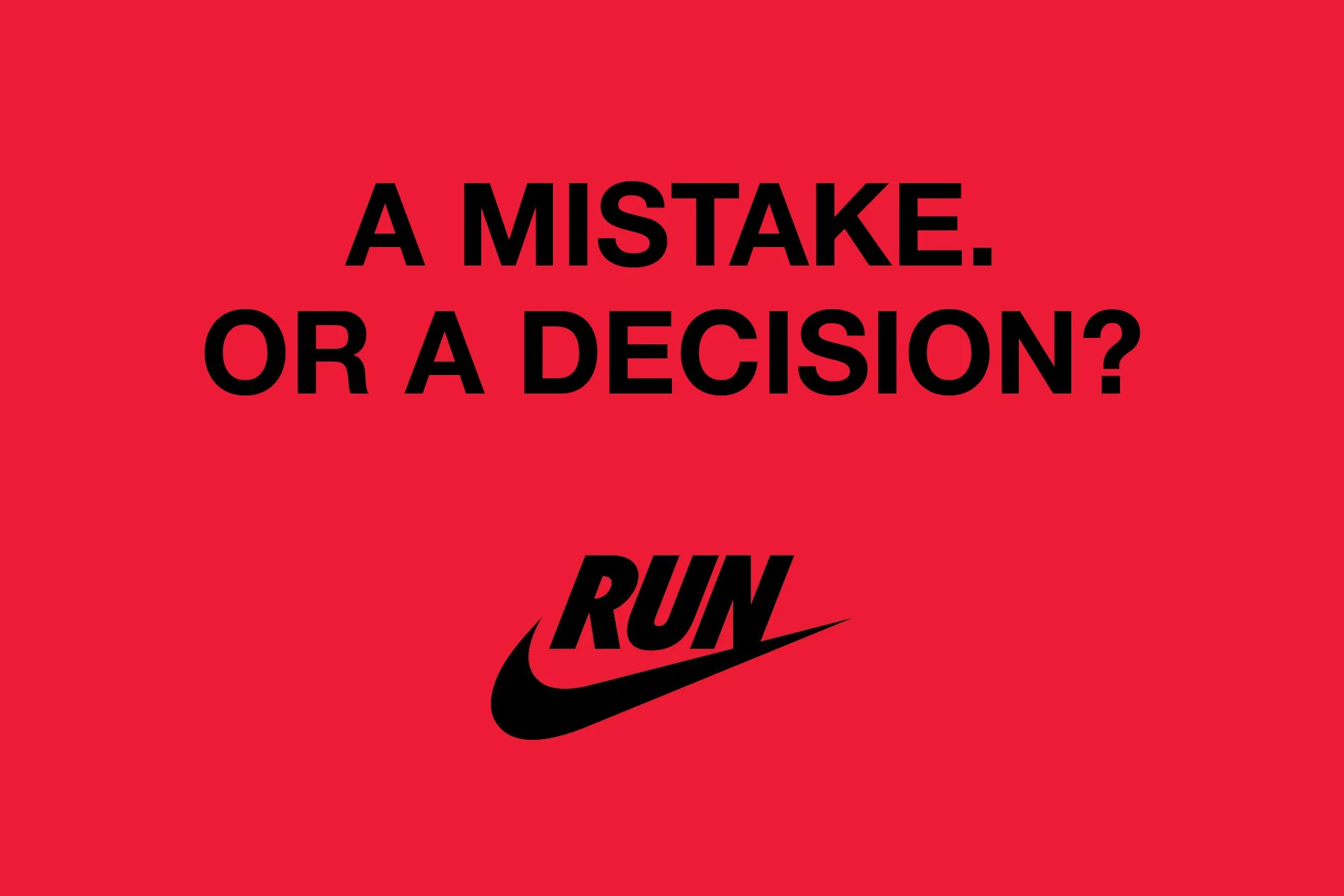 This wasn’t a Nike mistake. It was a choice.