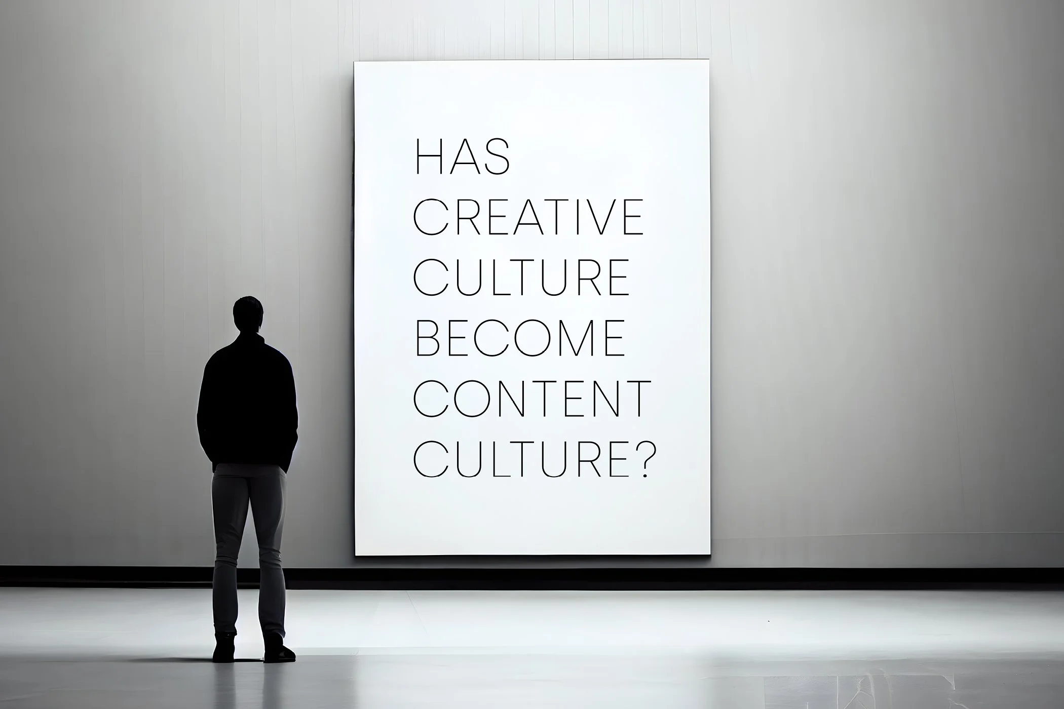 Has creative culture become content culture?
