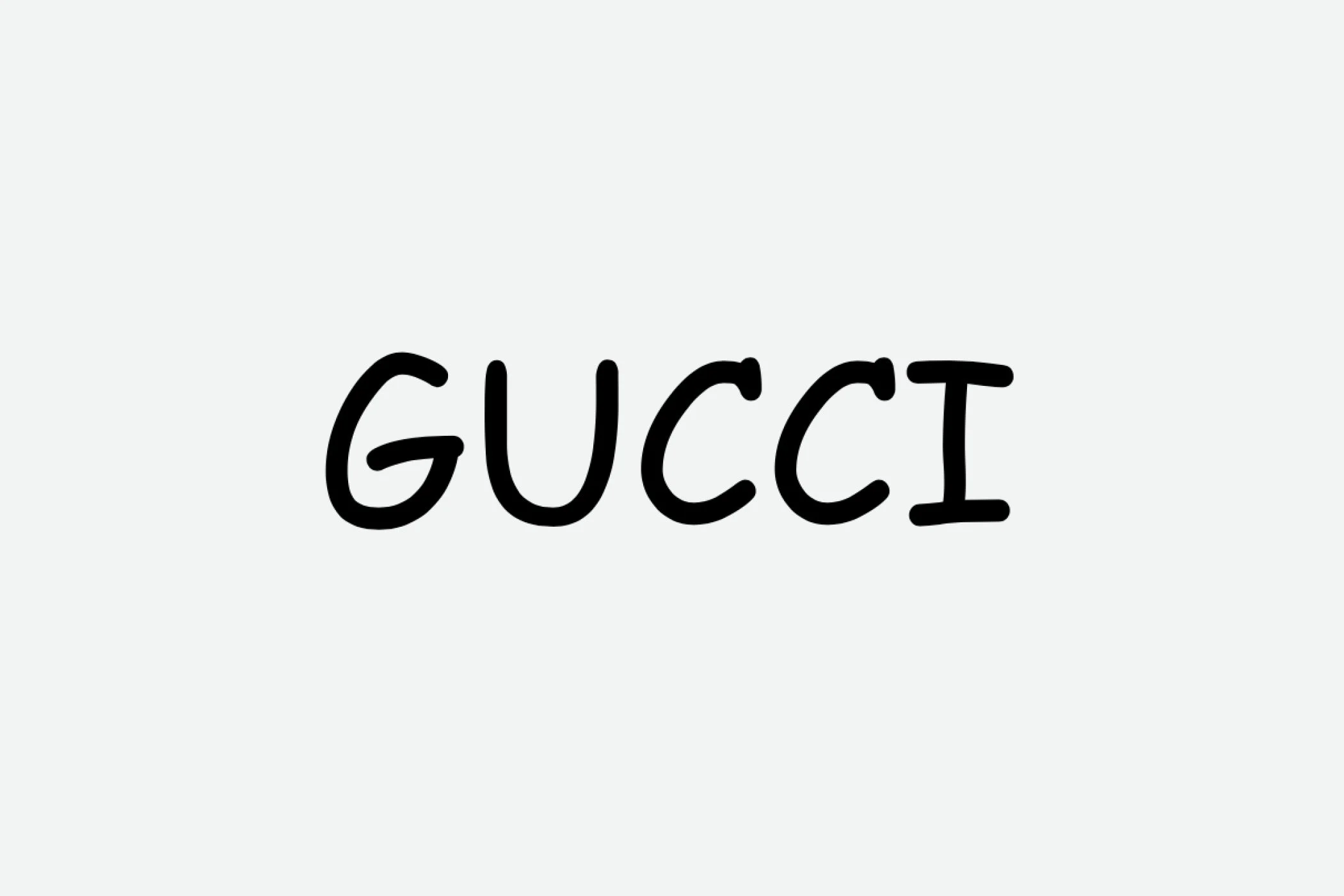 How successful would Gucci be if they used Comic Sans?