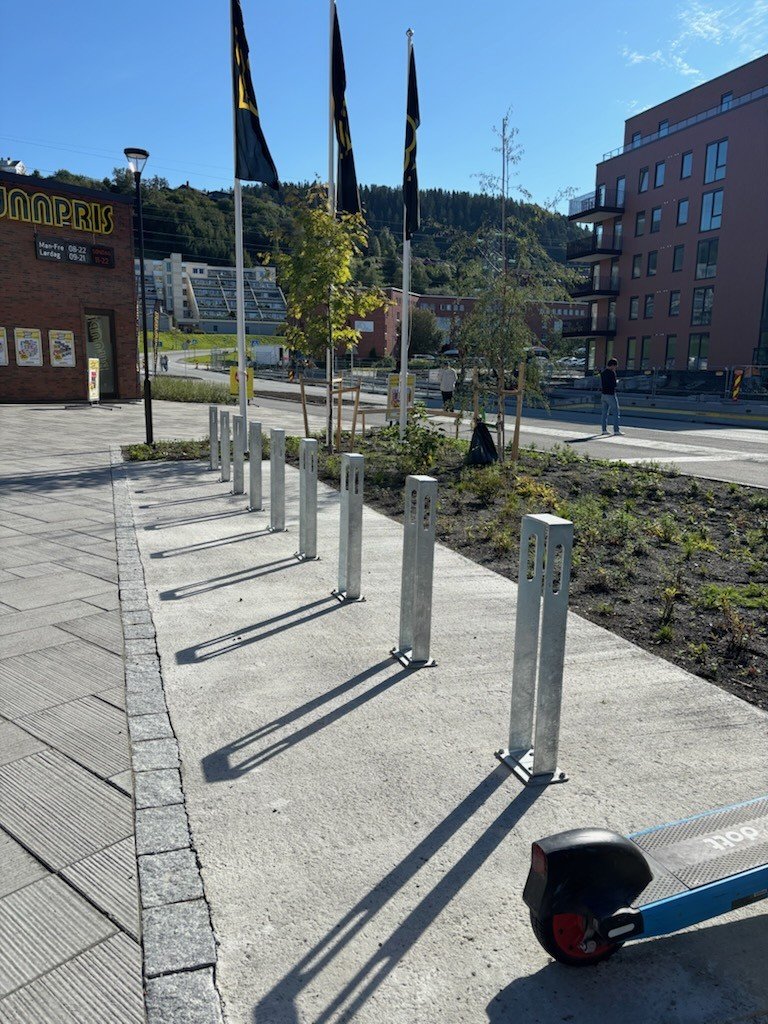 33 sykkelstativ