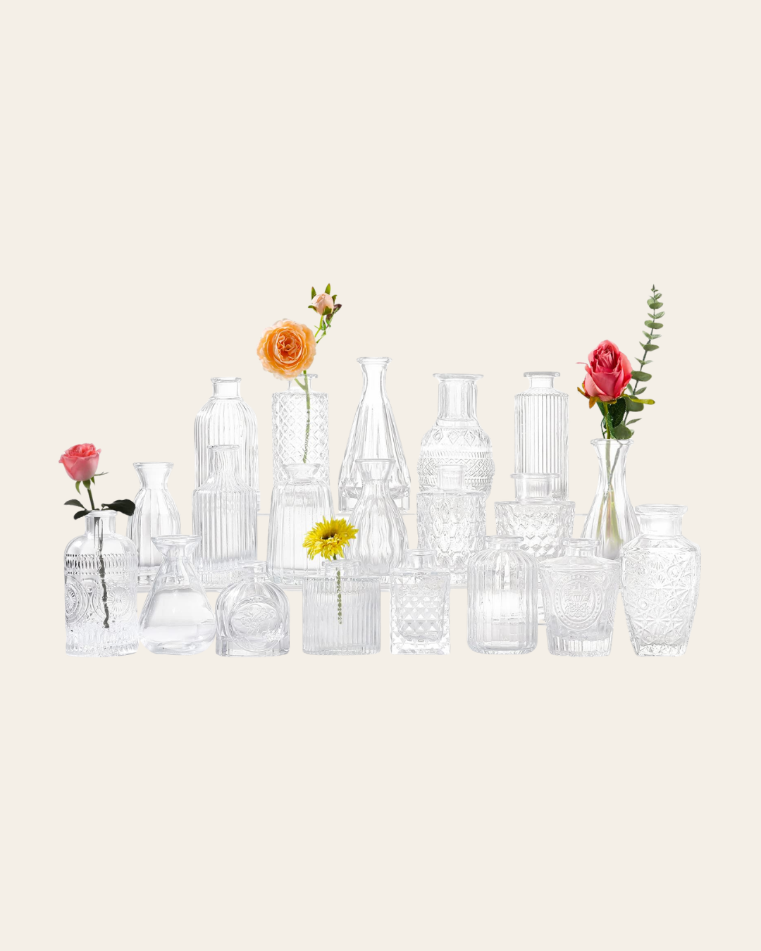 Clear Bud Vases