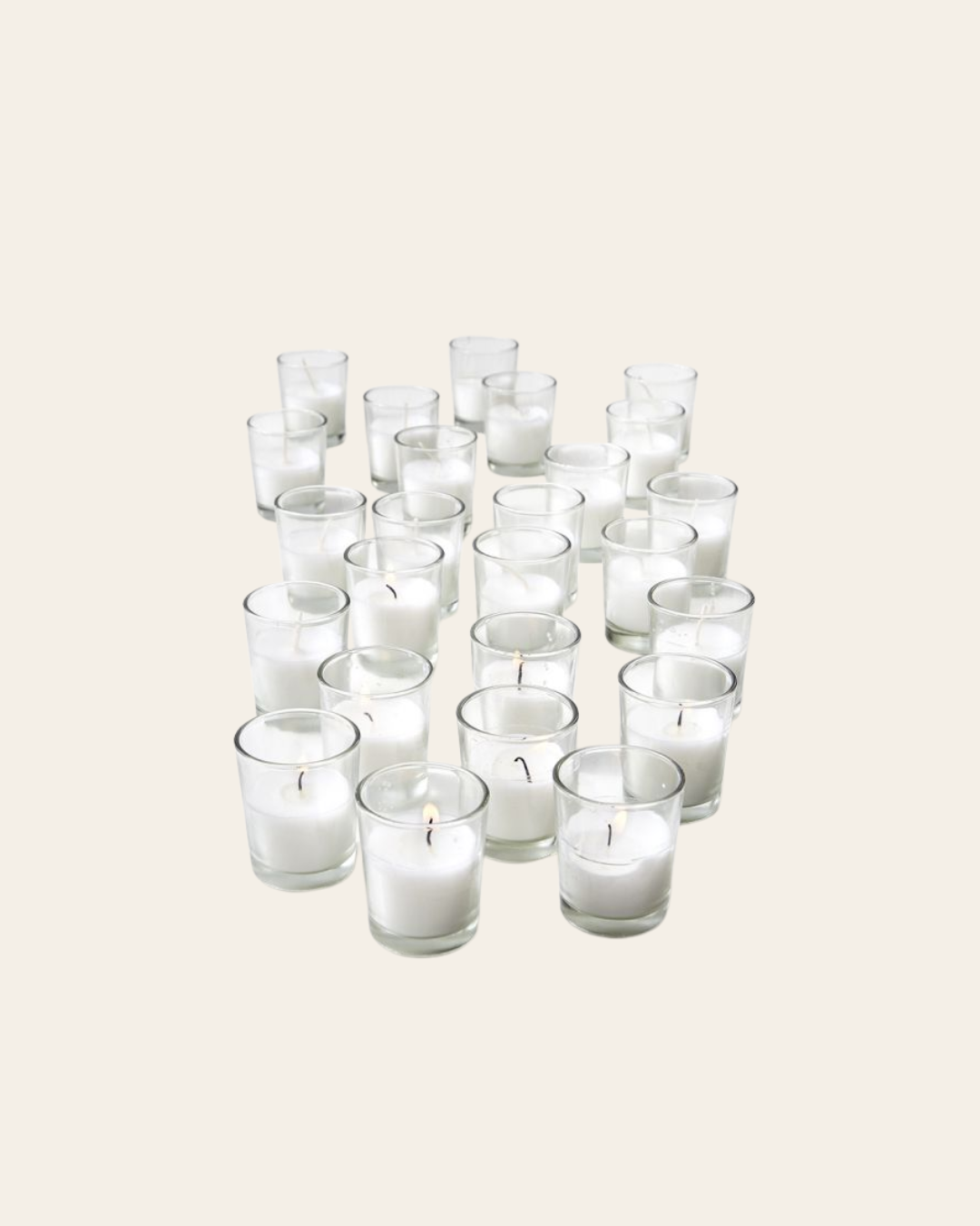 Clear Glass Tea Light Holder