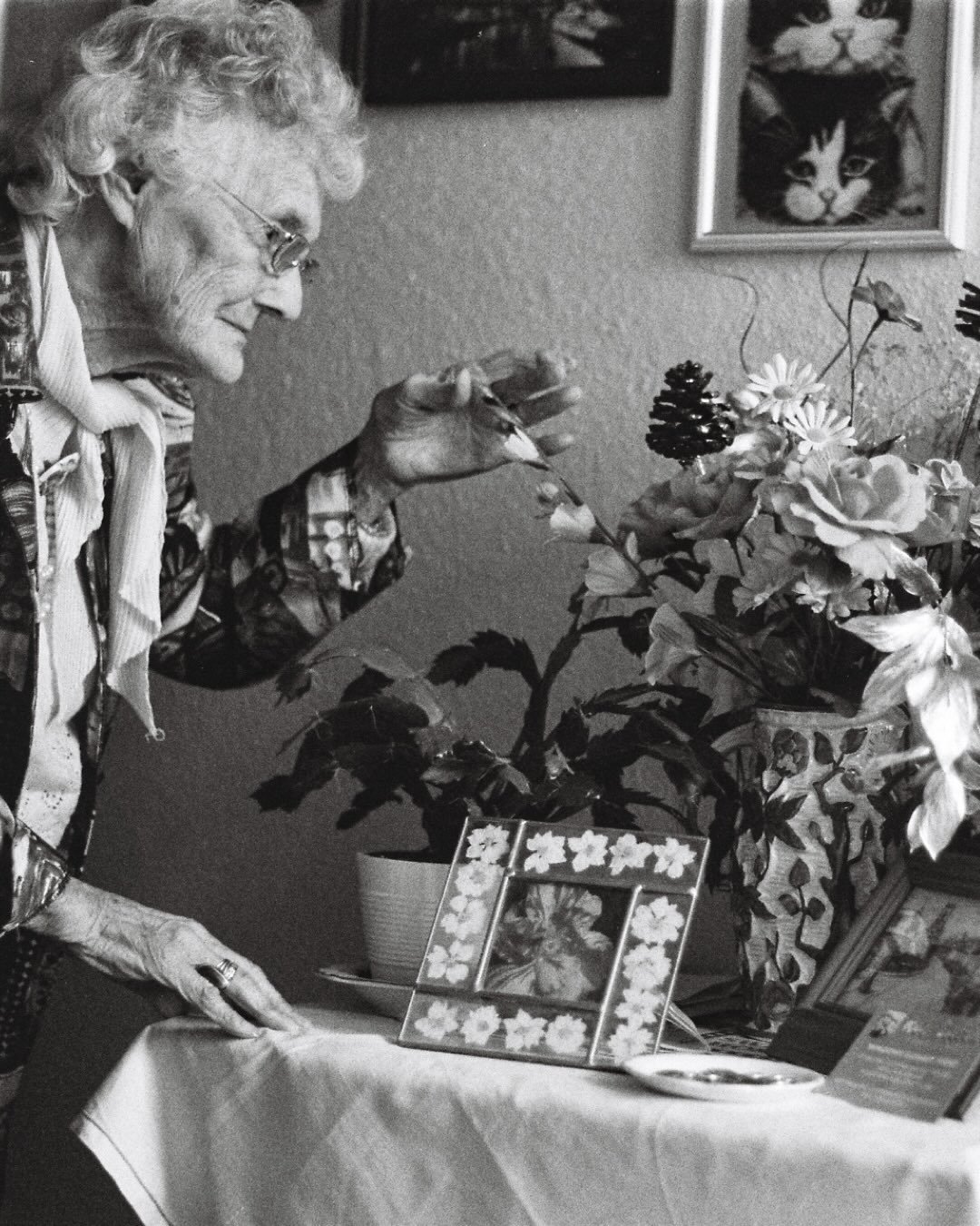 I made these photos of my great grandma 13 years ago - when I was 17. I rediscovered a folder of the old negatives and was pretty moved by how long I&rsquo;ve innately looked for the memory in things whilst the moment was still happening.

None of th