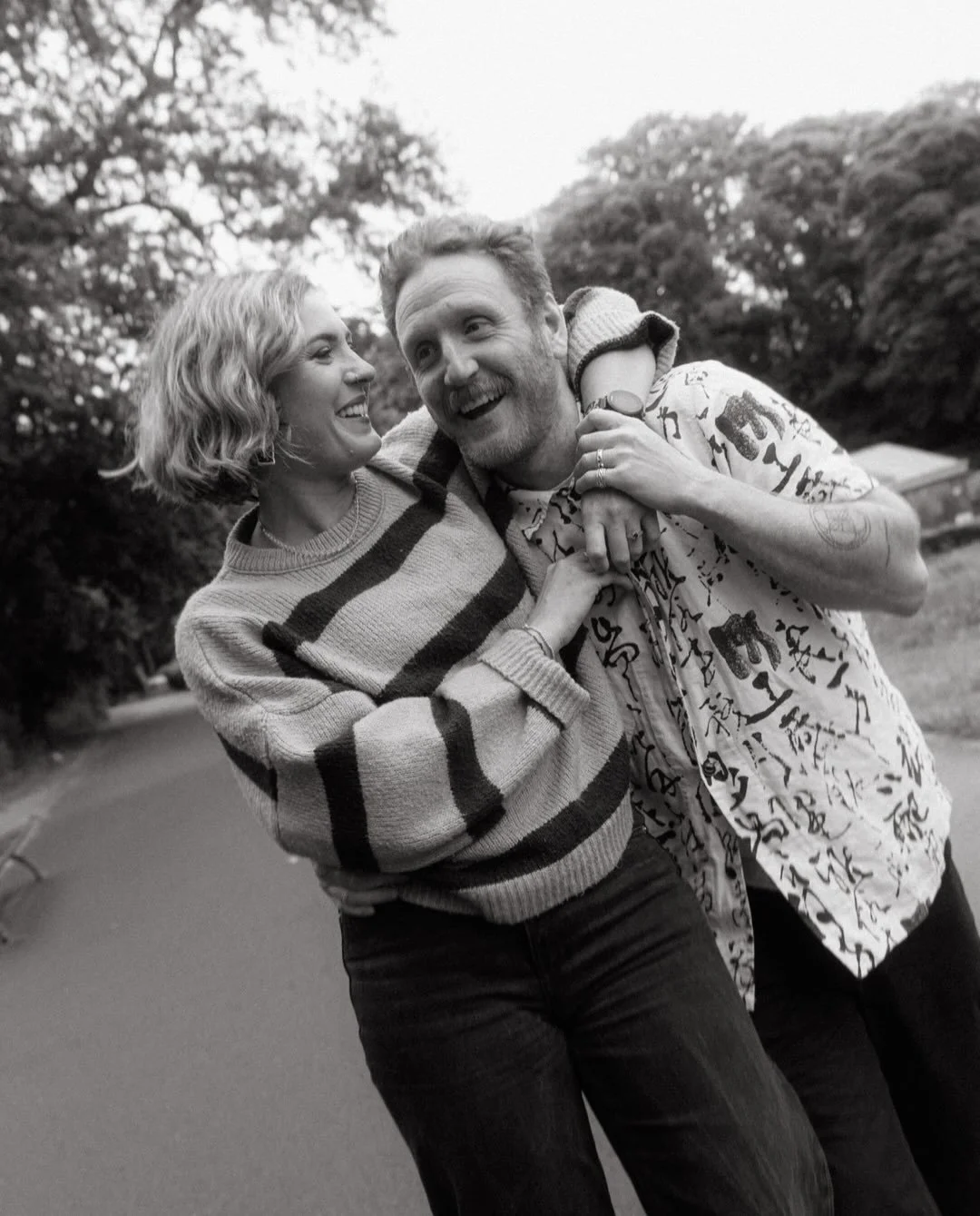 As soon we pulled up at the park gates it started absolutely bucketing it down, so we sat in our cars for 5 minutes before deciding to just go for a pint. We chatted about life and weddings and aging bodies and art and in response to me asking about 