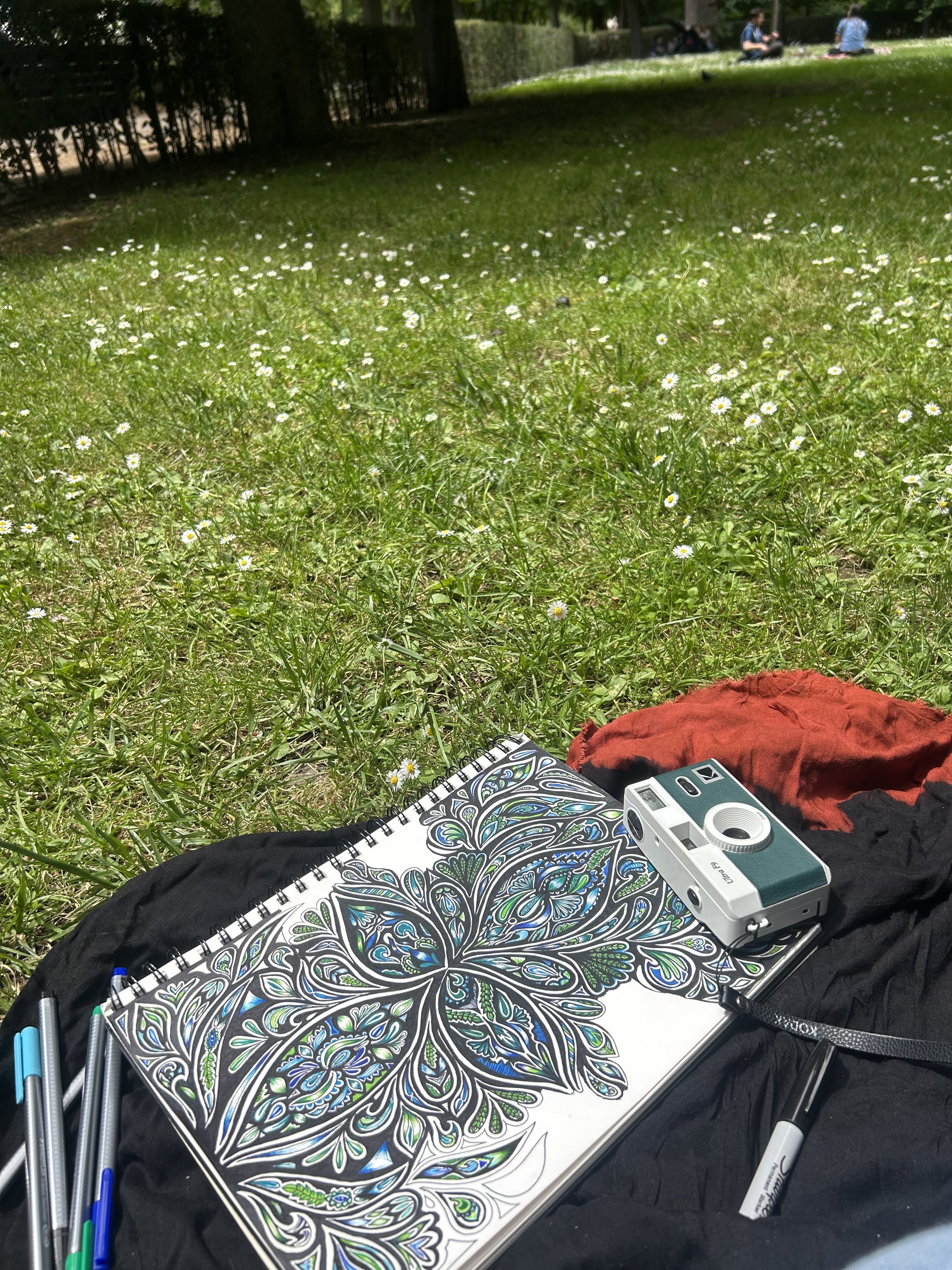 I was obsessed with making mandalas... it's actually what made me get into design