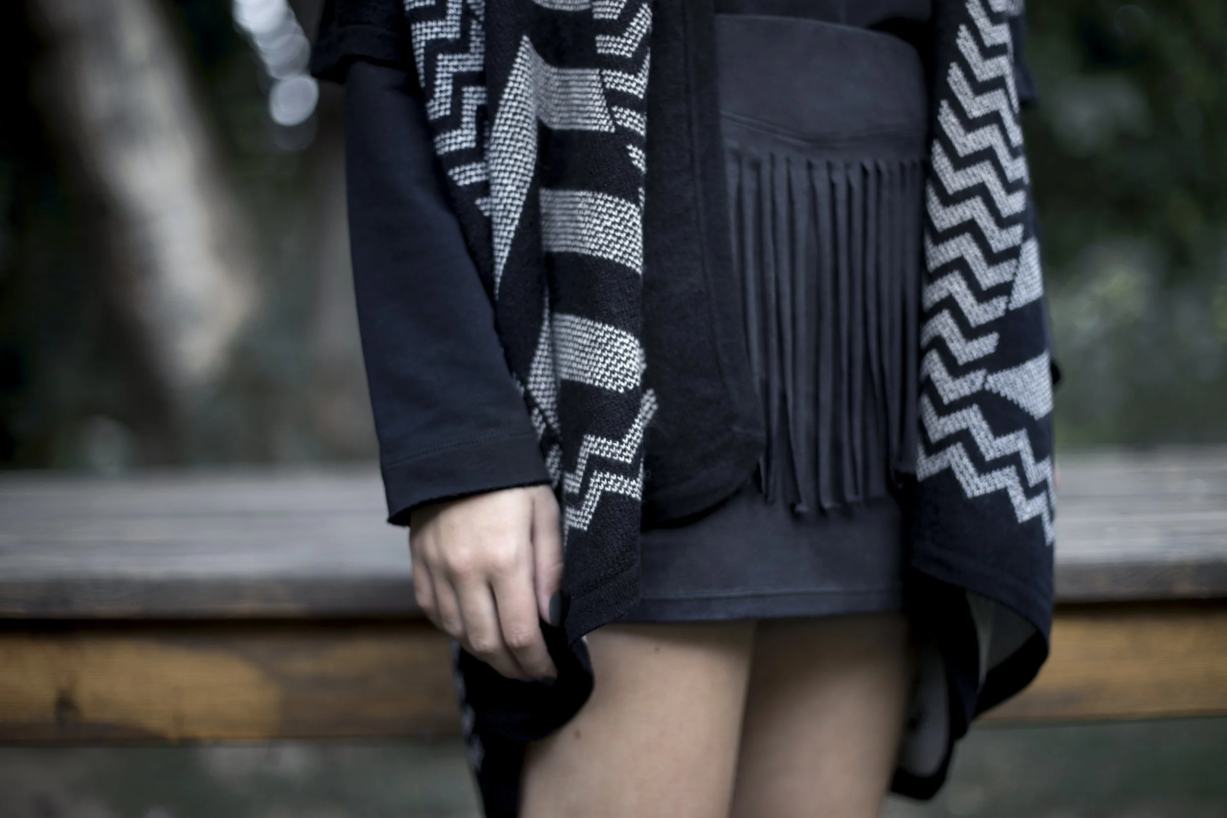 Shana Tricot · Poncho étnico. ESP.