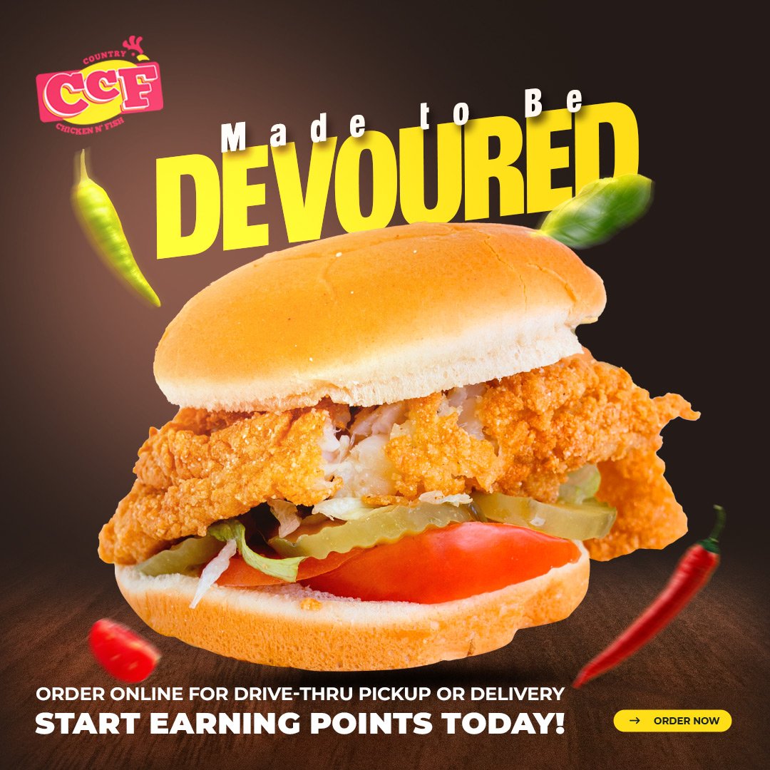 One look, one bite&mdash;you&rsquo;re hooked. 🍔🔥 Our crispy chicken sandwich is made to be devoured, not discussed. 😋