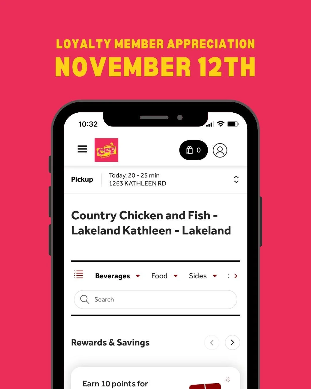 We appreciate YOU!

So we're giving out a special gift to show our appreciation for our loyalty customers on November 12th. Make sure to sign up and opt in to email and text updates before November 11th to receive:

-Our special appreciation gift
-$5