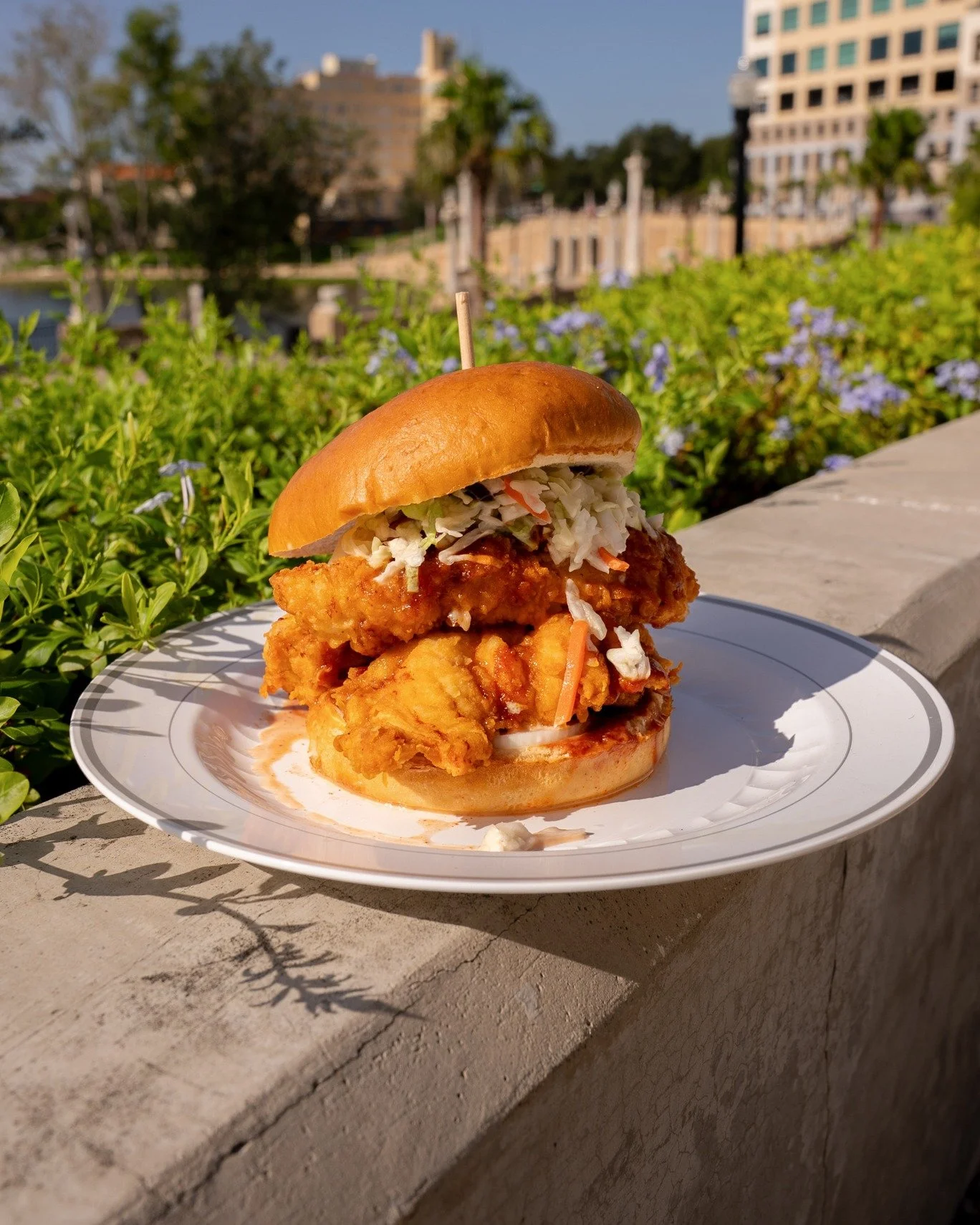 Our Spicy Chicken Sandwich, the same traditional taste but with the Florida heat 🌶️🍗