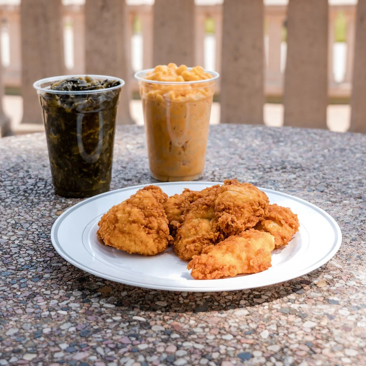 A plate of chicken and classic comfort sides 😌 It's what we've been doing the best for the last four decades!