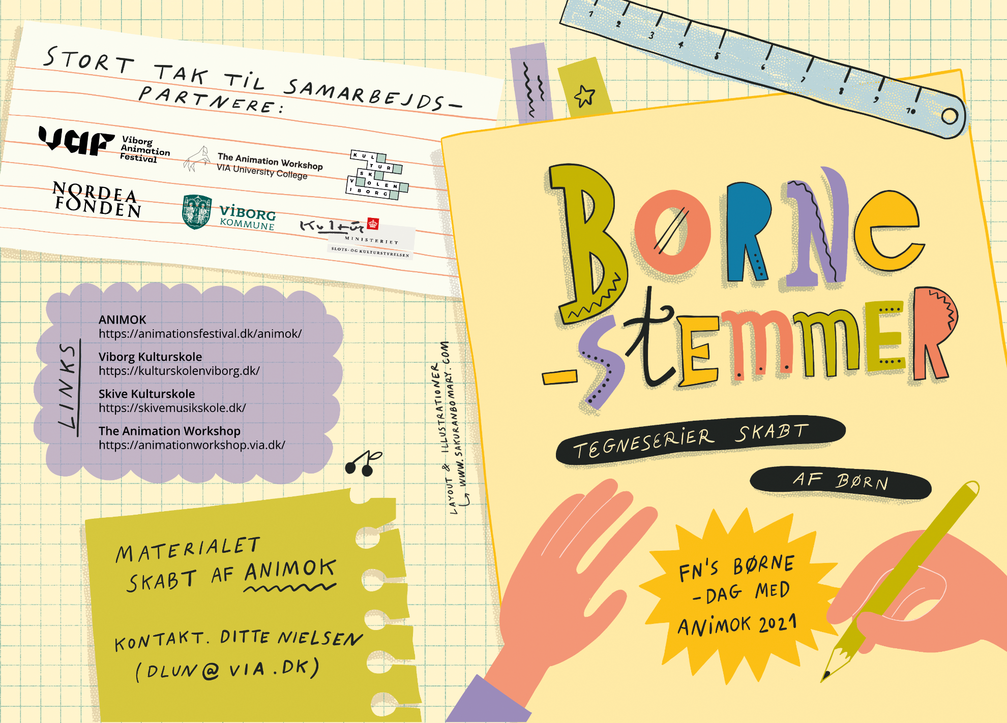 "Børnestemmer" Comics made by Kids